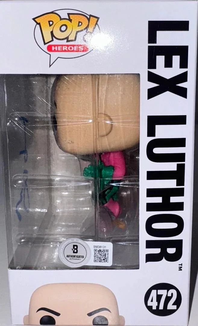Jesse Eisenberg — Jesse Eisenberg Signed Funko Pop #472 Lex Luthor (Superman) - Beckett COA, изображение 4