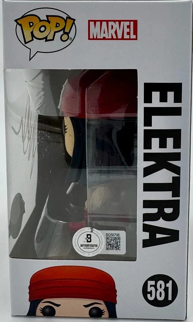 Jennifer Garner — Jennifer Garner Signed Funko Pop #581 Elektra (Marvel) - Beckett COA, image 3