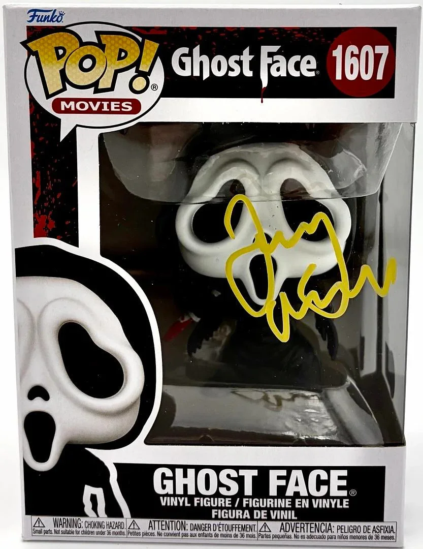 Jerry O'Connell — Jerry O'Connell signed "Ghost Face" Funko #1607 - Beckett COA
