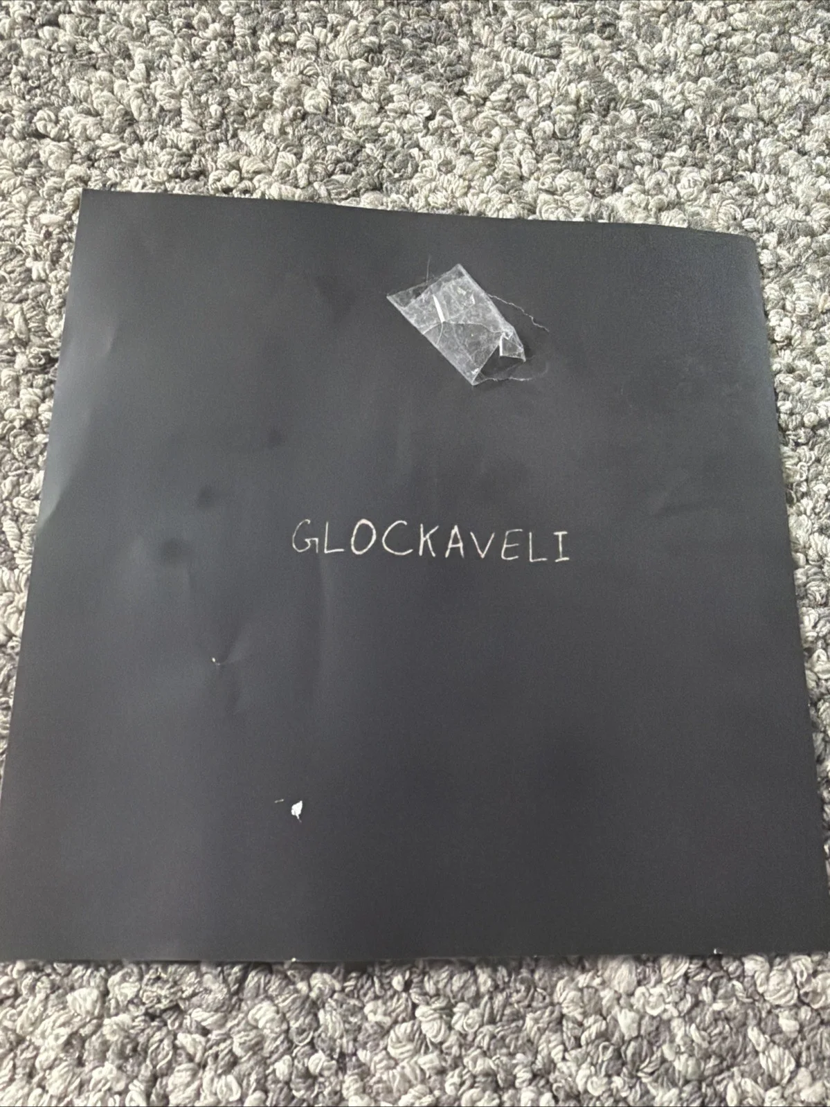 Key Glock Autographed/Signed 11x11 album Insert Photo GLOCKAVELI Wear And Tear, изображение 2