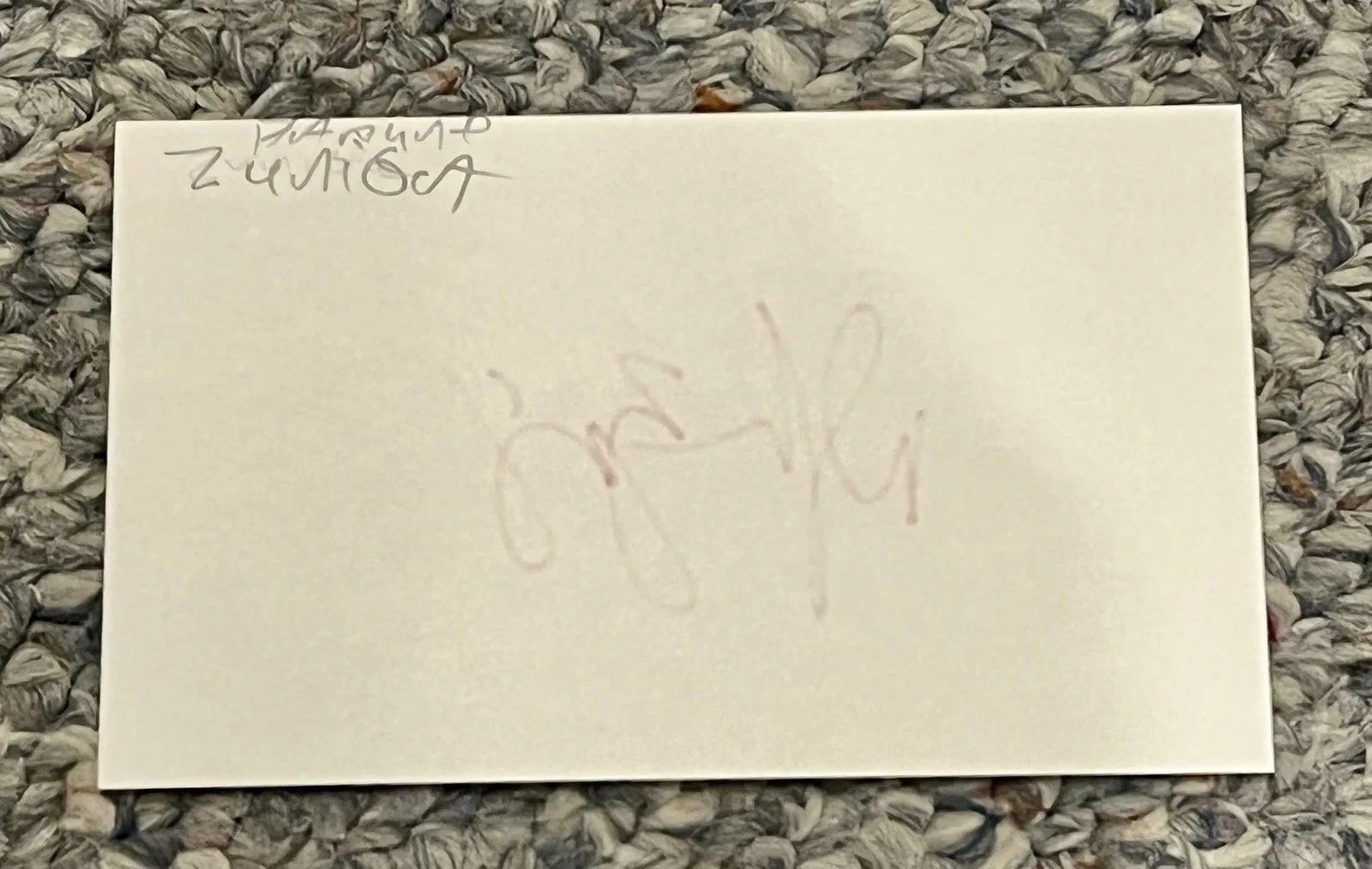 Daphne Zuniga — Daphne Zuniga Spaceballs Signed Autograph index card Princess Vespa, image 2