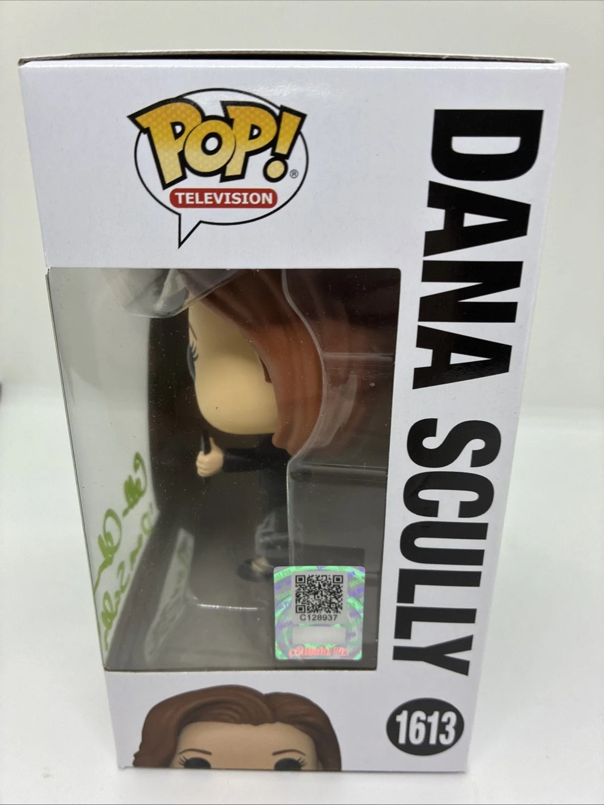 Gillian Anderson — GILLIAN ANDERSON SIGNED Funko POP #1613 Dana Scully from X-Files - Official Pix, image 2