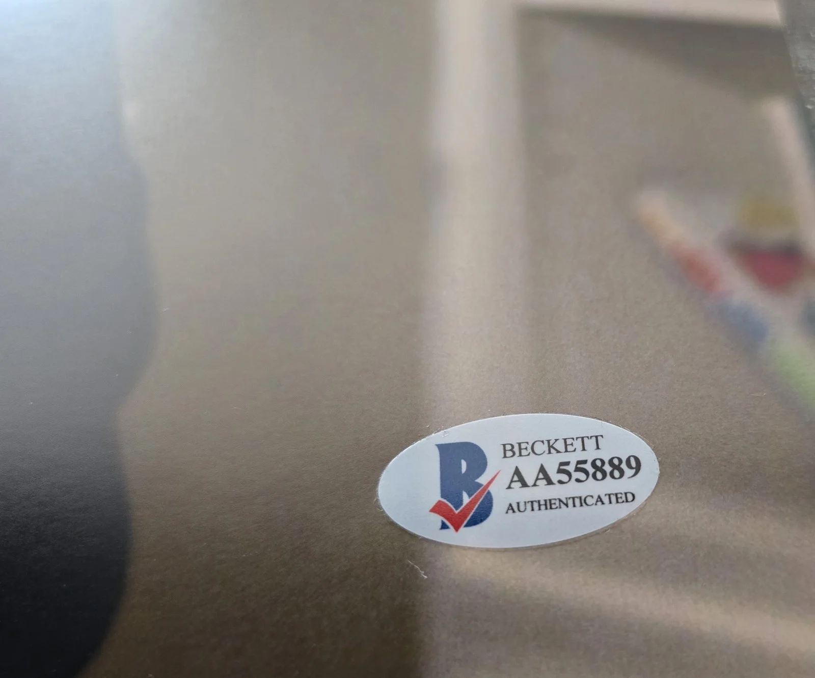 Roger L. Jackson — Roger L. Jackson Signed 11x14 Scream Beckett Sticker Only, image 2