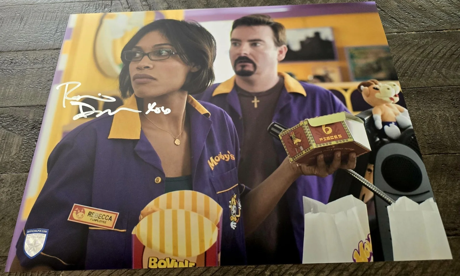 Rosario Dawson — Rosario Dawson Signed 11x14 Clerks 2 Official Pix Private Signing