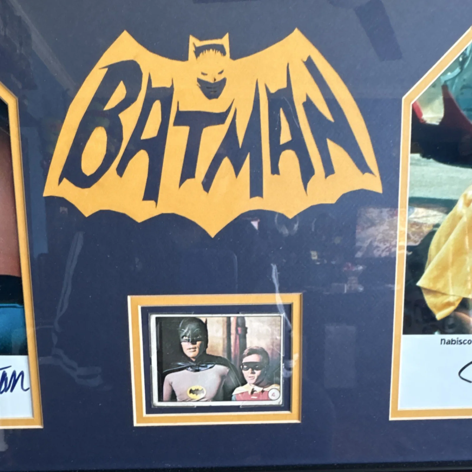 Adam West, Burt Ward — Batman TV Series Signed Framed Photo Adam West Burt Ward Global Authentics COA, изображение 4