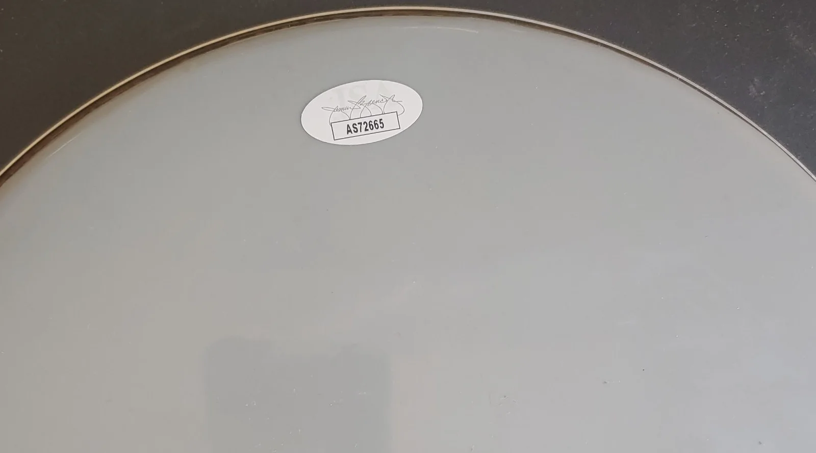 LUDWIG GORANSSON signed DRUM HEAD drumhead JSA Coa Sinners Oppenheimer Wakanda, image 2