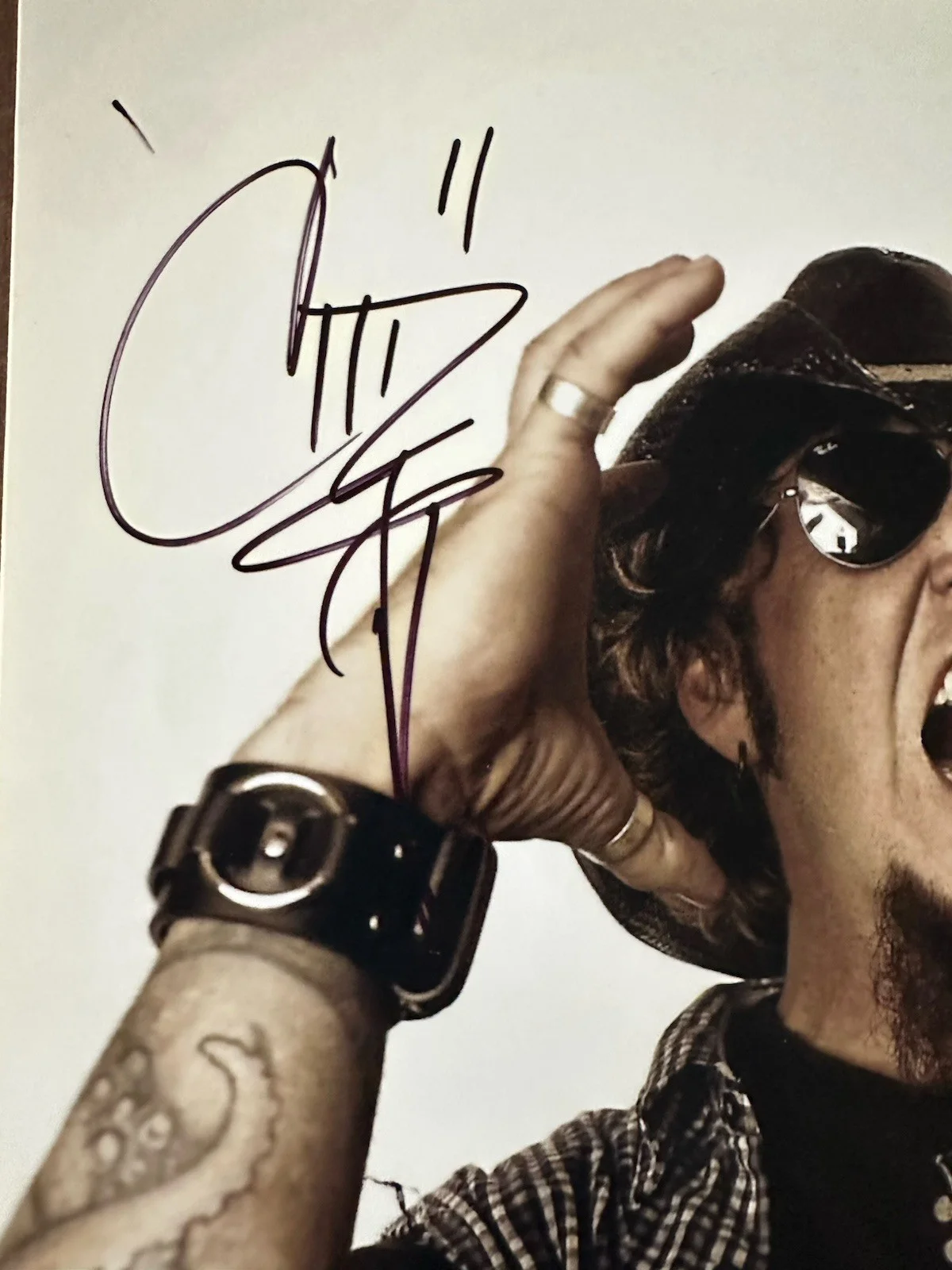 Autographed Chad Gray (Mudvayne, Hellyeah) 8x10 Photo, image 2