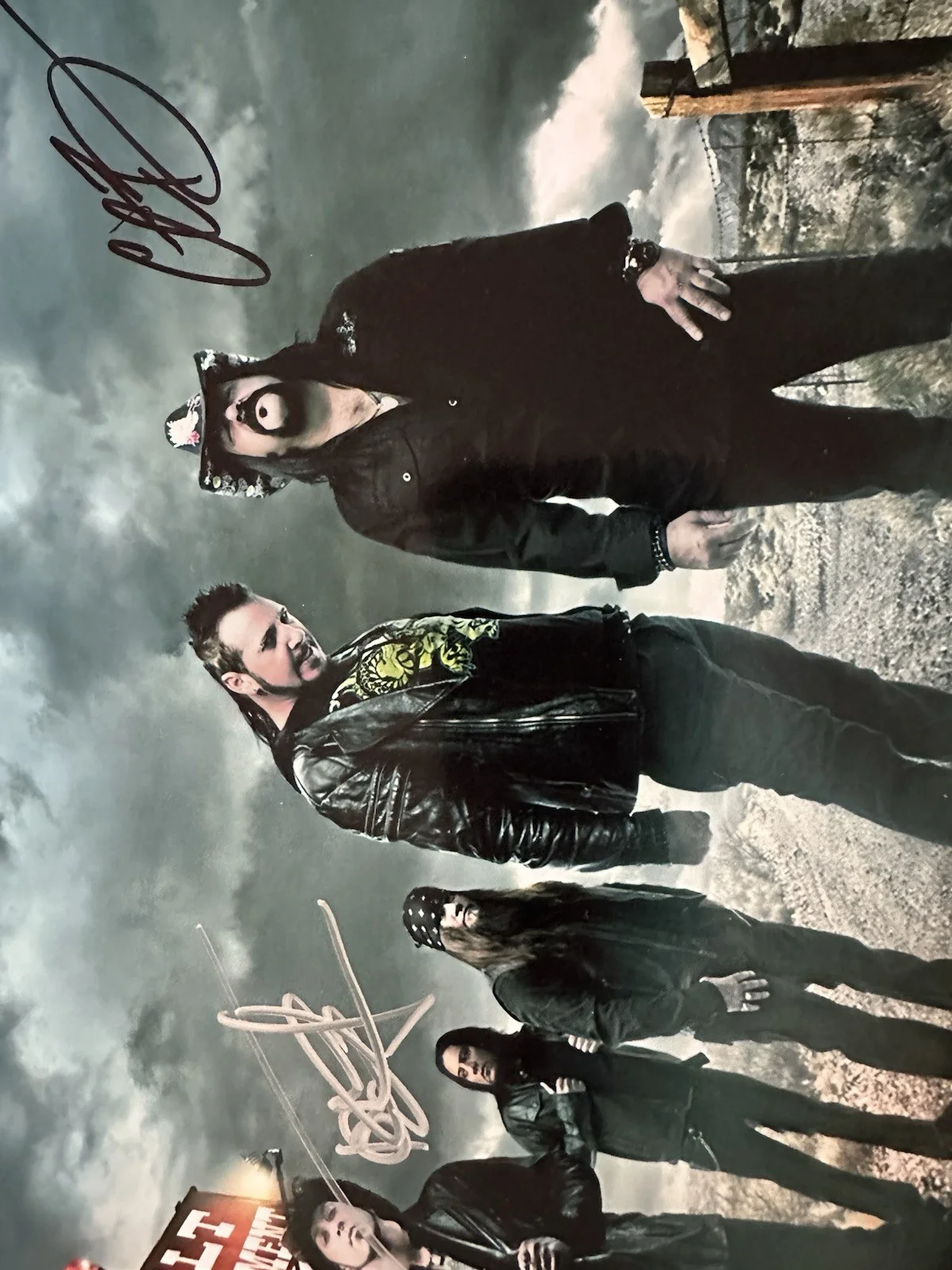 Autographed Hellyeah 8x10 Photo Signed By 2, image 2