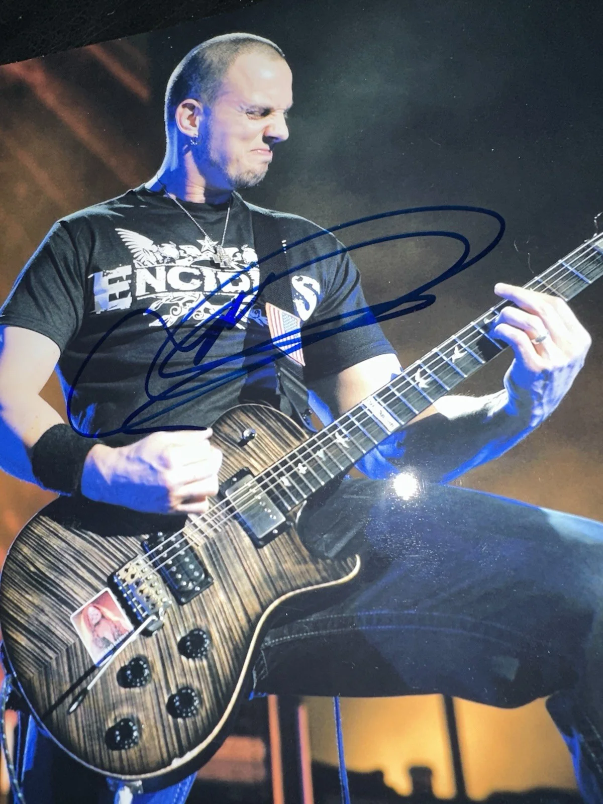 Autographed Mark Tremonti (Creed, Alter Bridge) 8x10 Photo, image 2