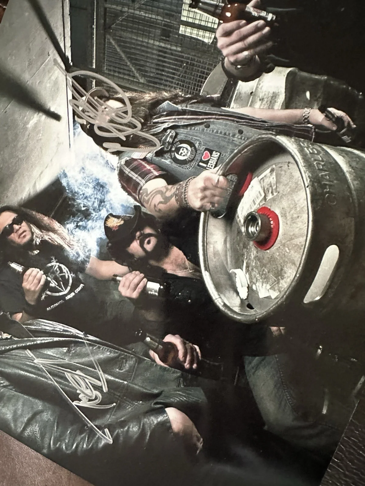 Autographed Hellyeah 8x10 Photo Signed By 2, image 2