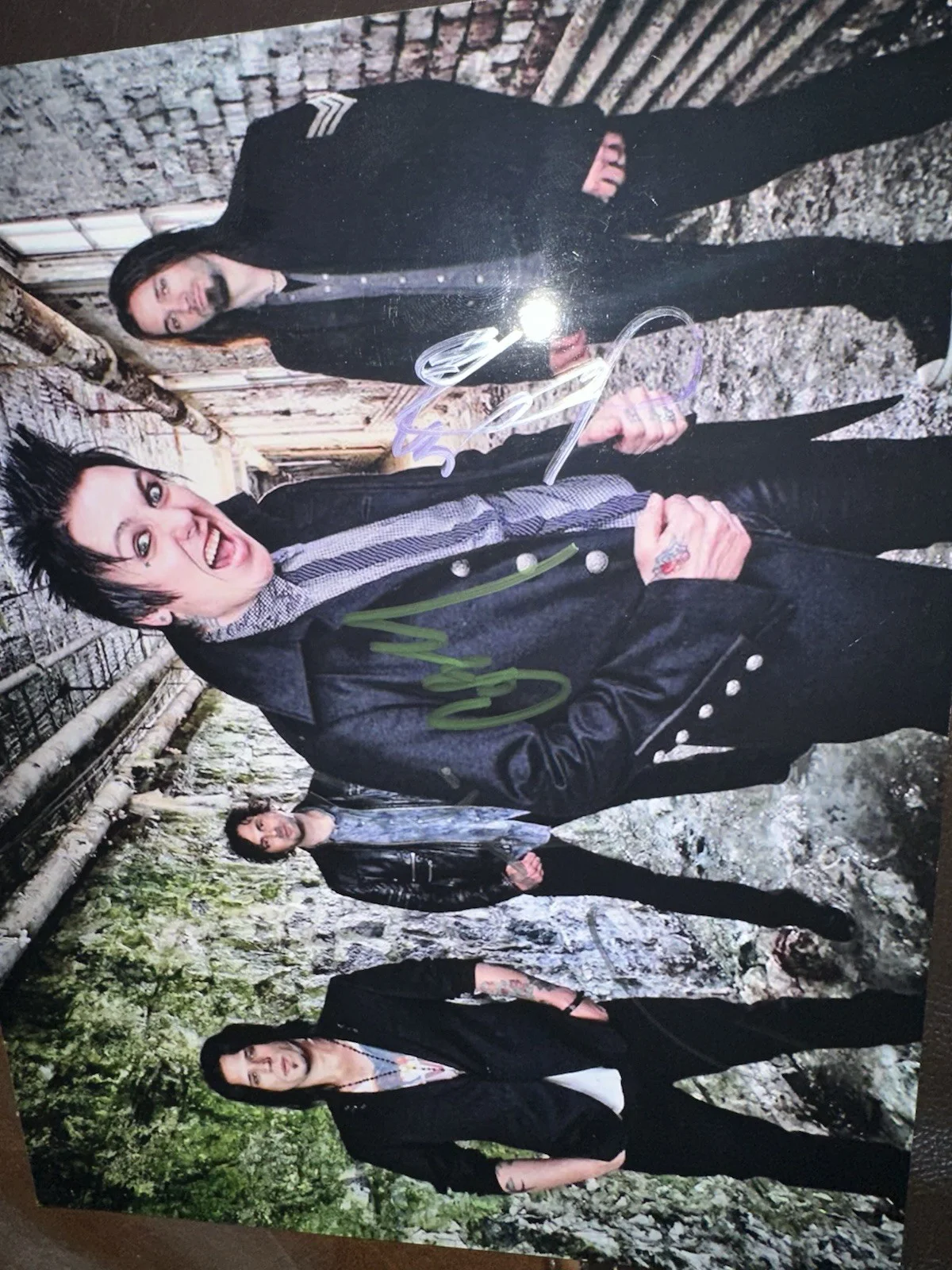 Autographed Papa Roach 8x10 Photo, image 2