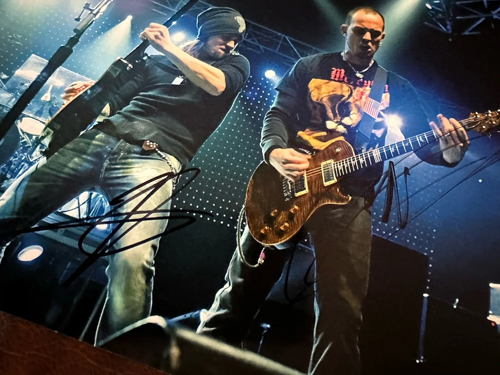 Autographed Alter Bridge 8x10 Photo (Creed, Slash), image 2