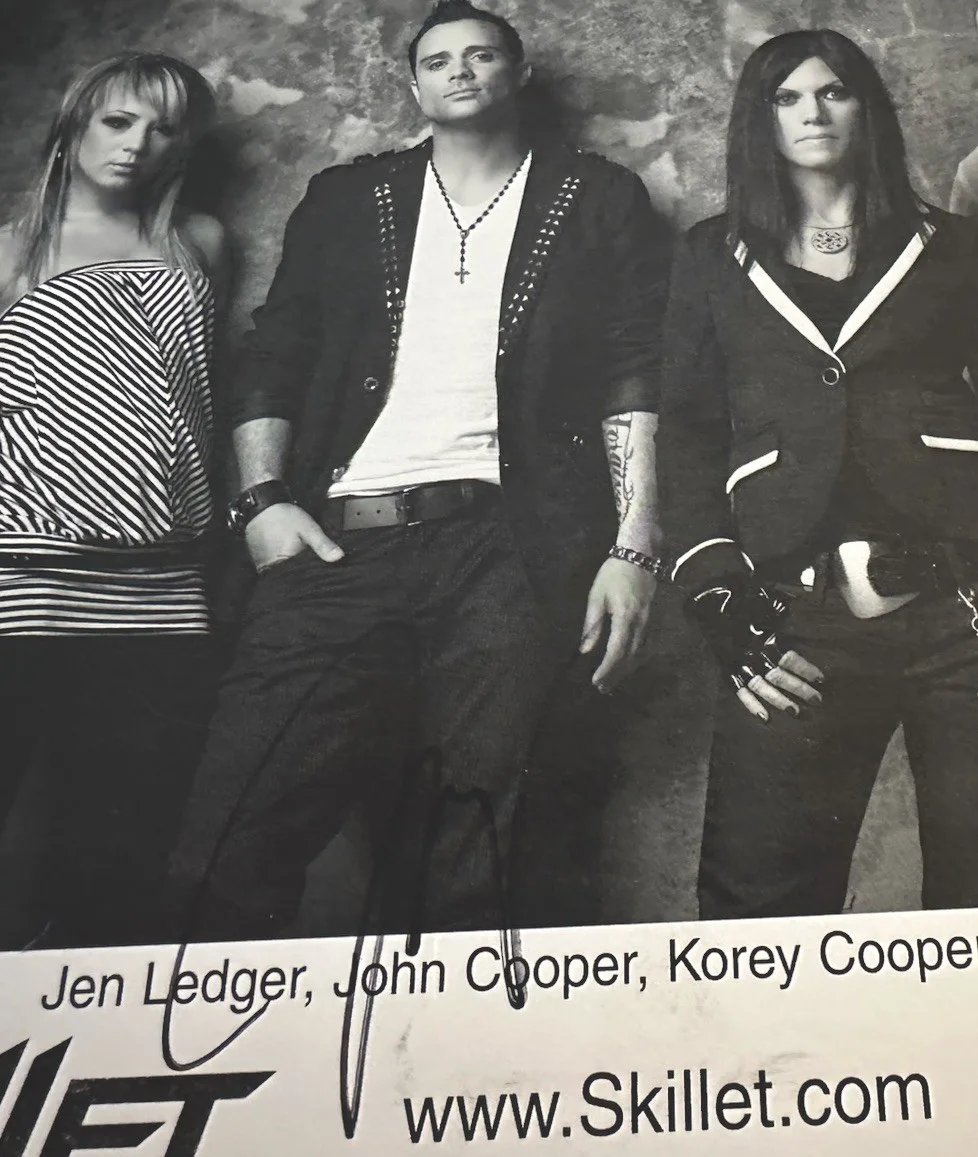 Autographed Skillet 8 X 10, image 2