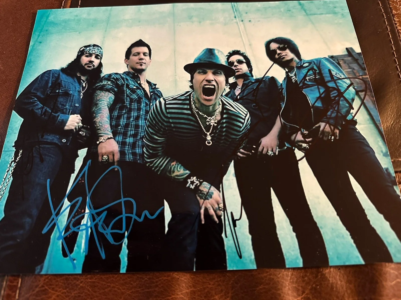 Autographed Buckcherry 8 X 10, image 2