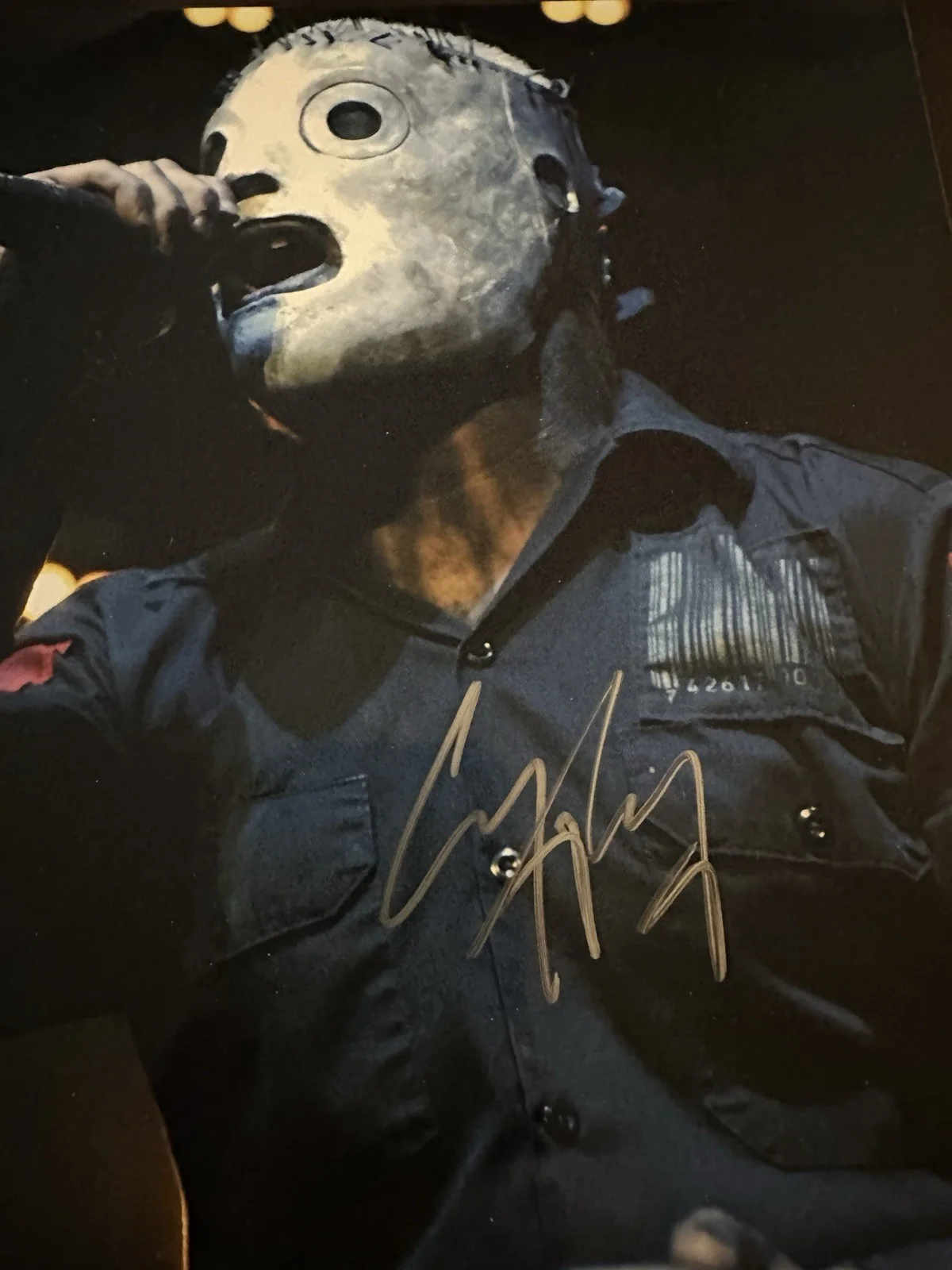 Autographed Corey Taylor 8x10 Photo (Slipknot, Stone Sour, CMFT), изображение 2