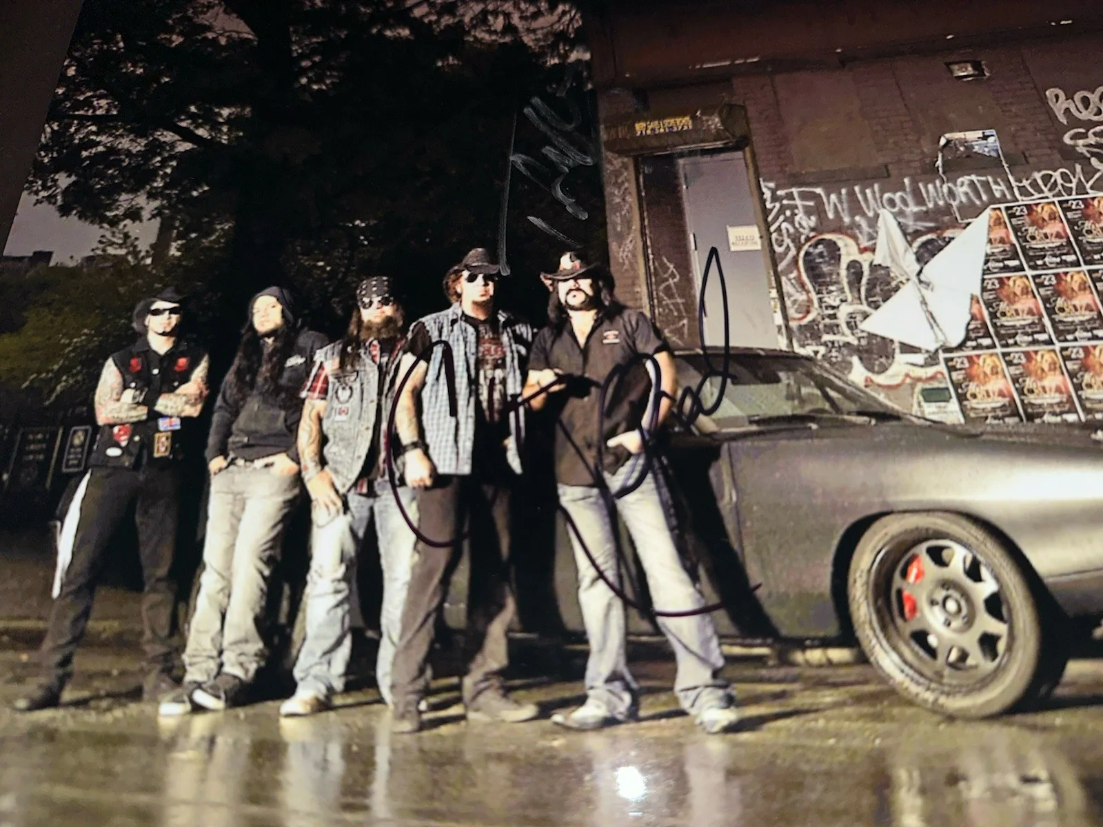 Autographed HELLYEAH 8x10 Photo (Mudvayne, Pantera), image 2