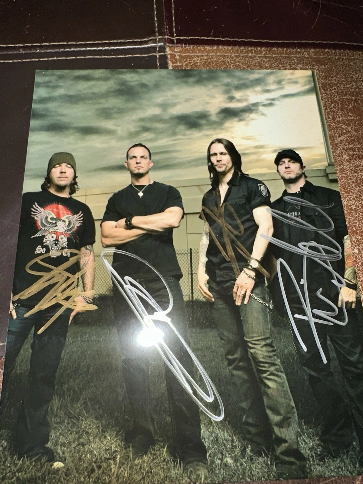 Autographed Alter Bridge 8 X 10 Photo (Creed), image 2