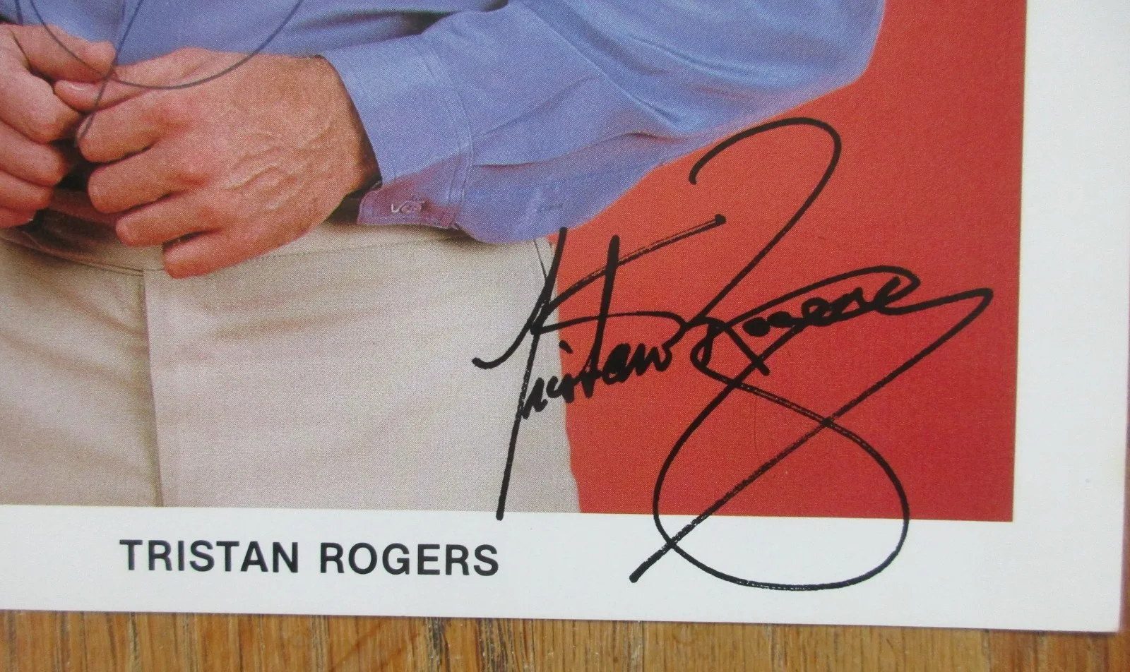 Tristan Rogers - General Hospital - autographed 8x10 photo, изображение 2