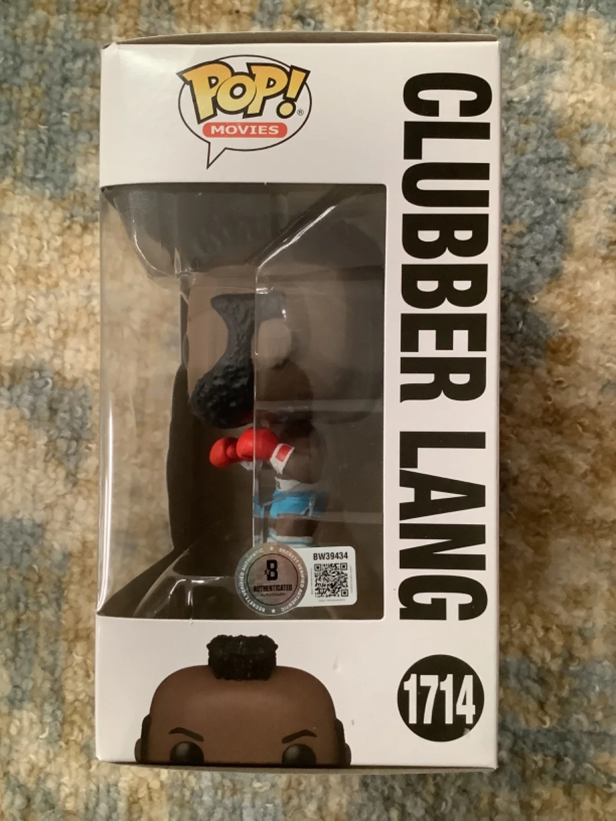 Mr T Signed Funko Pop W/ Character Name Clubber Lang Rocky Beckett, image 2