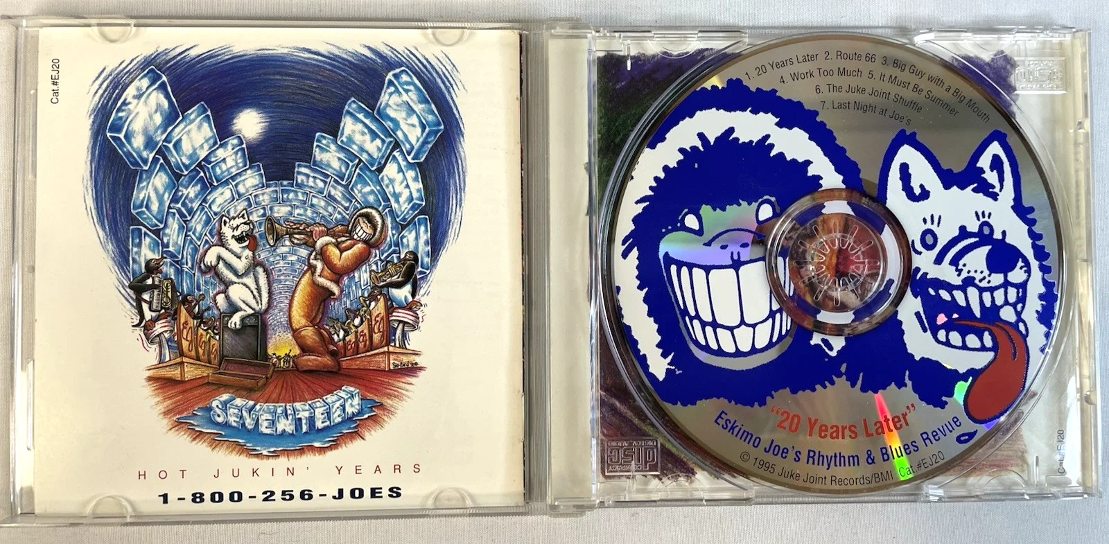 Vintage Signed 1995 Eskimo Joe's 20 Years Later Stillwater Stan Clark CD, изображение 2