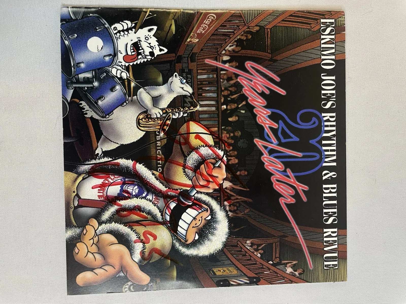 Vintage Signed 1995 Eskimo Joe's 20 Years Later Stillwater Stan Clark CD, изображение 5