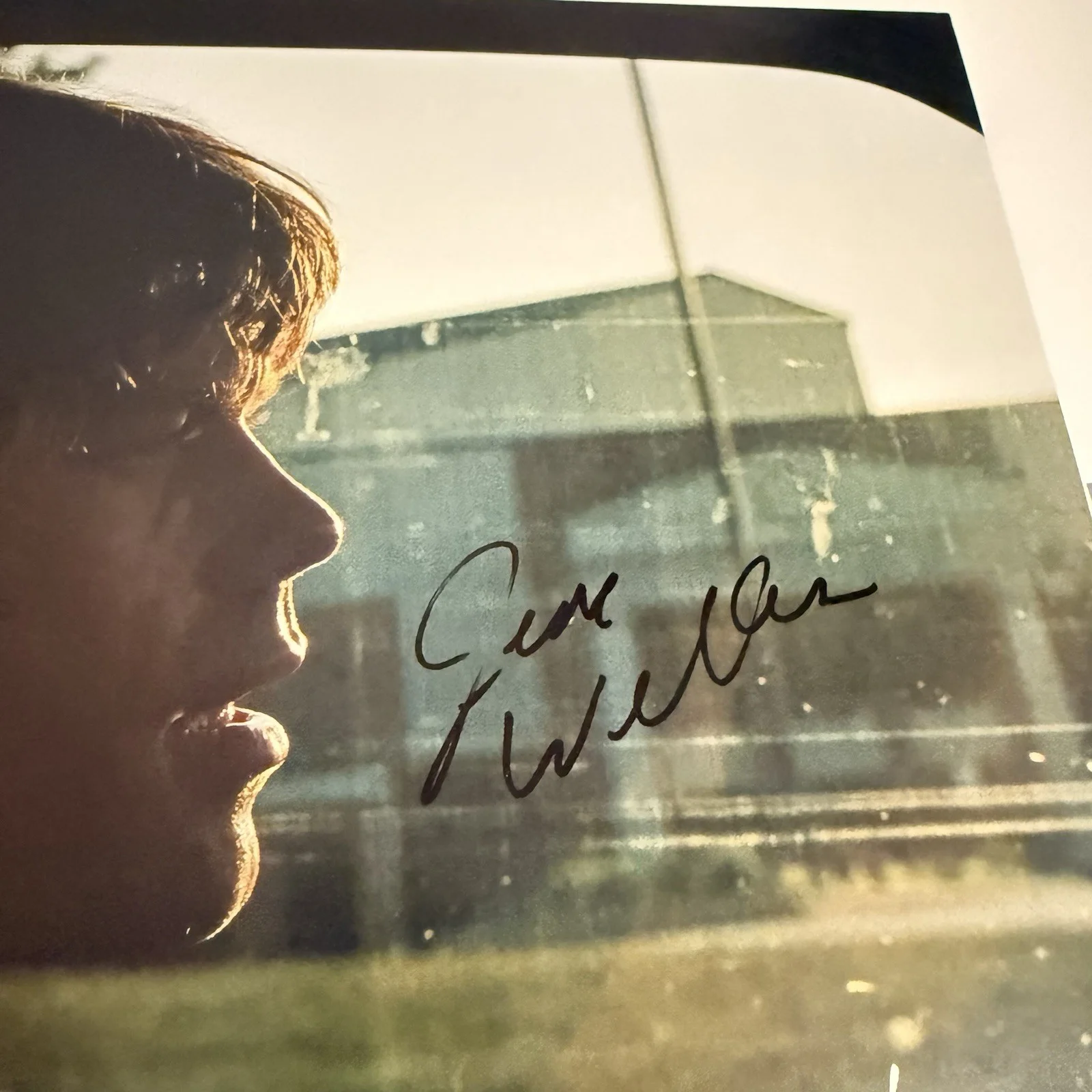 JESSE WELLES SIGNED PATCHWORK VINYL RECORD FOLK SINGER JSA COA, image 2