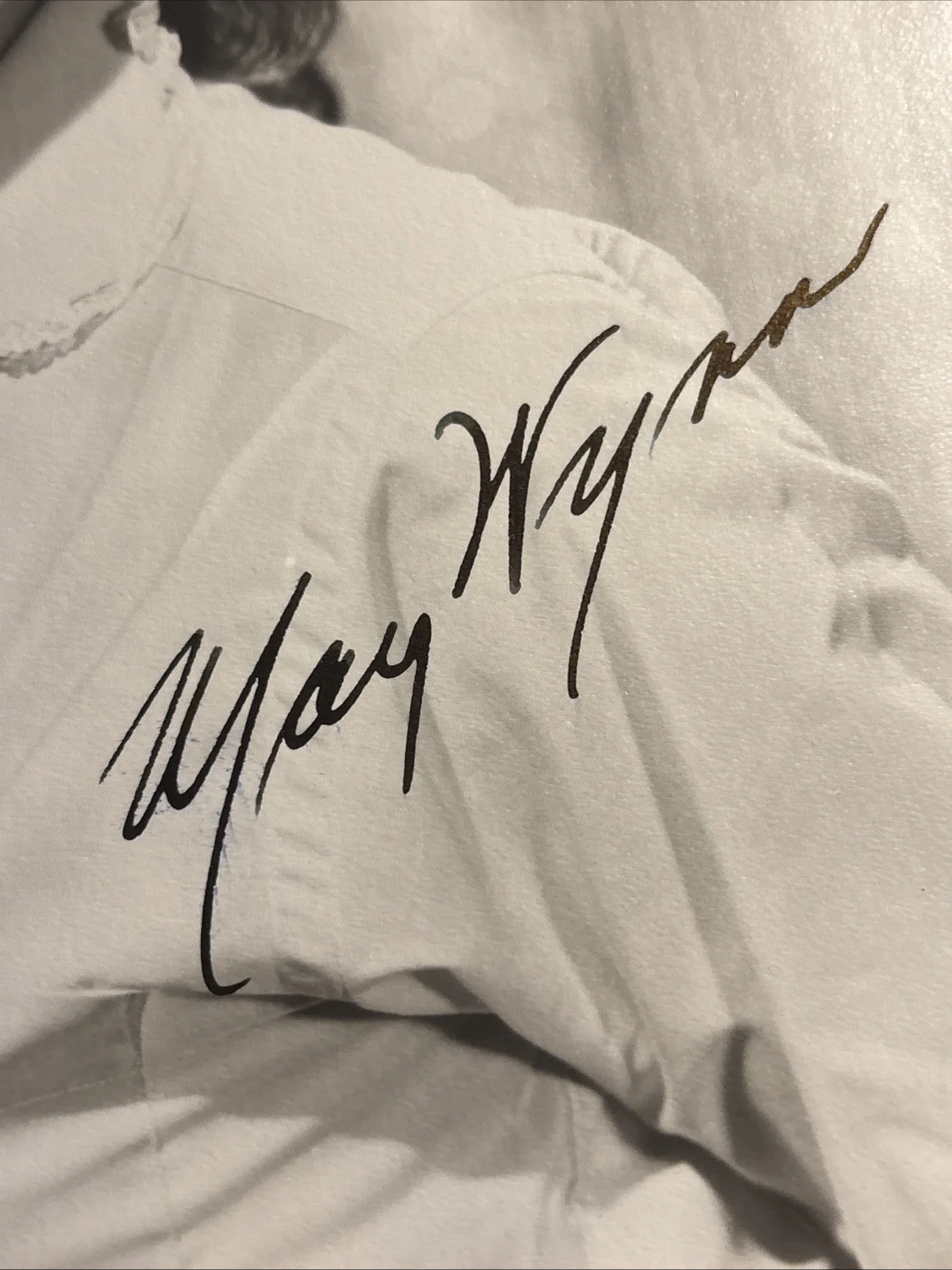 May Wynn — May Wynn Signed 8x10 Photo Autograph Vintage Hollywood Actress IAA COA, изображение 2