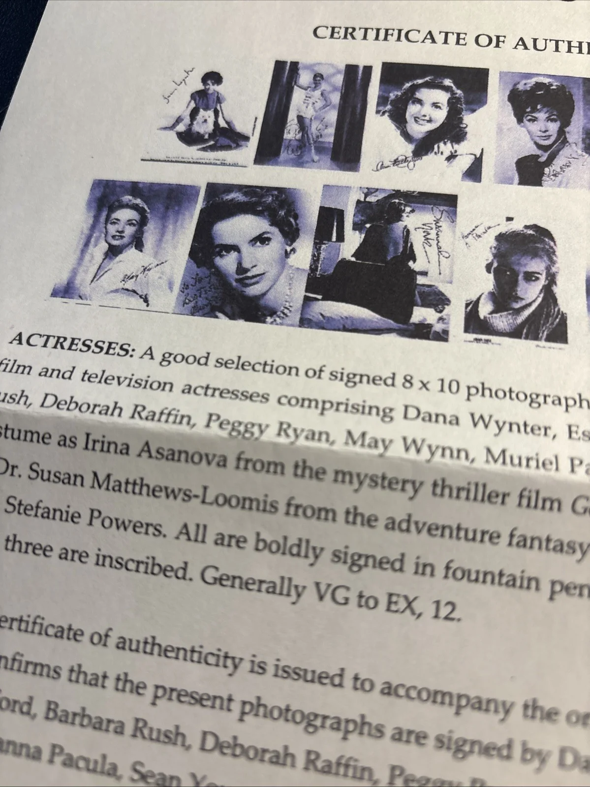 May Wynn — May Wynn Signed 8x10 Photo Autograph Vintage Hollywood Actress IAA COA, изображение 5