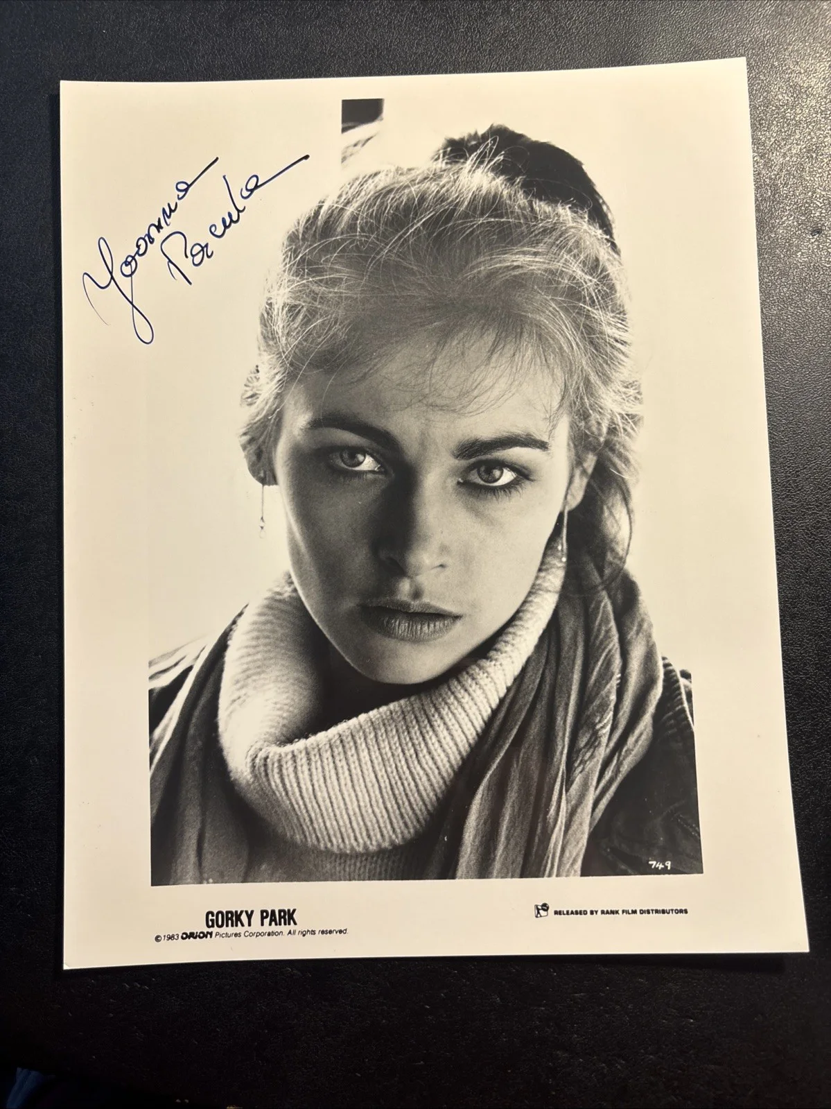 Joanna Pacula — Joanna Pacula Signed 8x10 Photo Gorky Park Autograph IAA COA