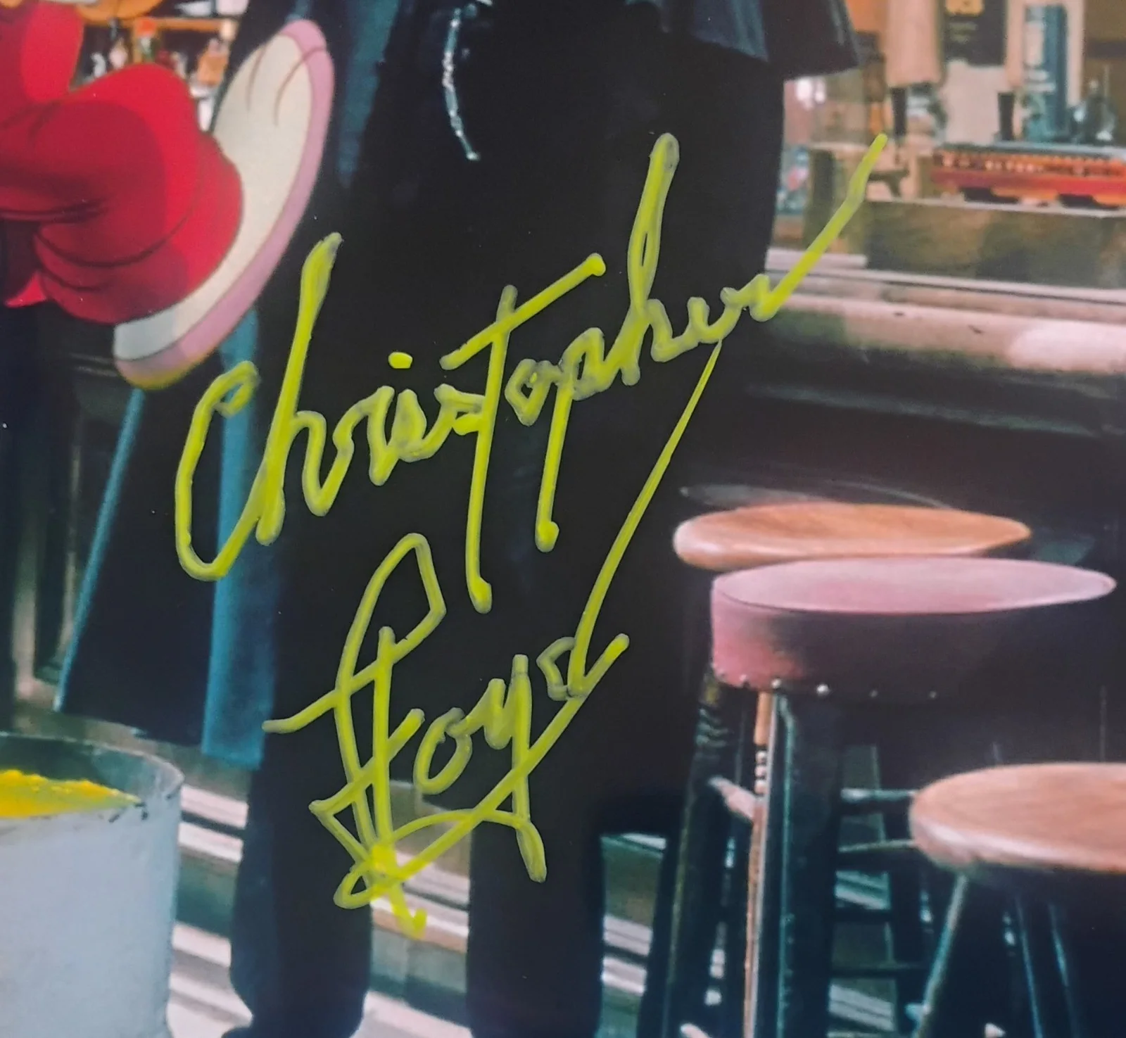 Christopher Lloyd Hand Signed 8x10 Photo OPix COA Roger Rabbit NO US TARIFFS, image 3