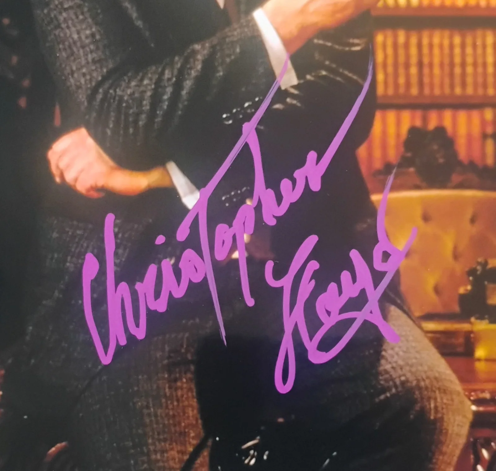 Christopher Lloyd Hand Signed 8x10 Photo OPix COA Clue NO US TARIFFS, image 3