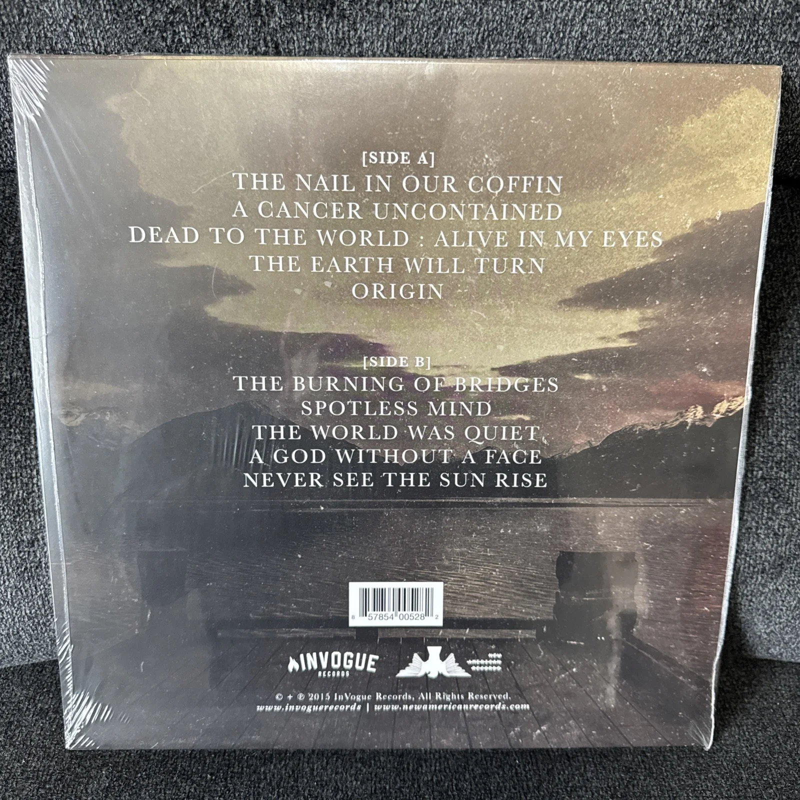 DAYSEEKER ORIGIN VINYL LP RECORD SIGNED AUTOGRAPH *FULL BAND* - GOLD/OS VARIANT, image 3