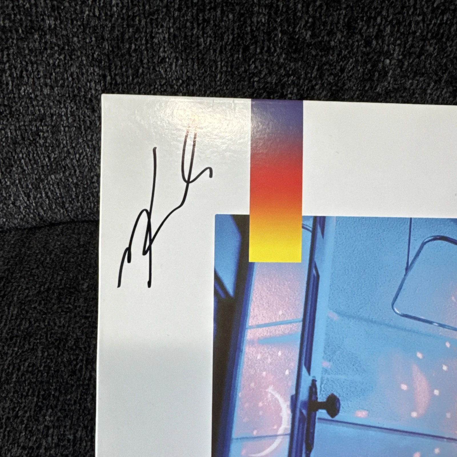 DAYSEEKER SLEEPTALK SIGNED VINYL LP RECORD AUTOGRAPH - BLUE AQUA/OS VARIANT, image 2