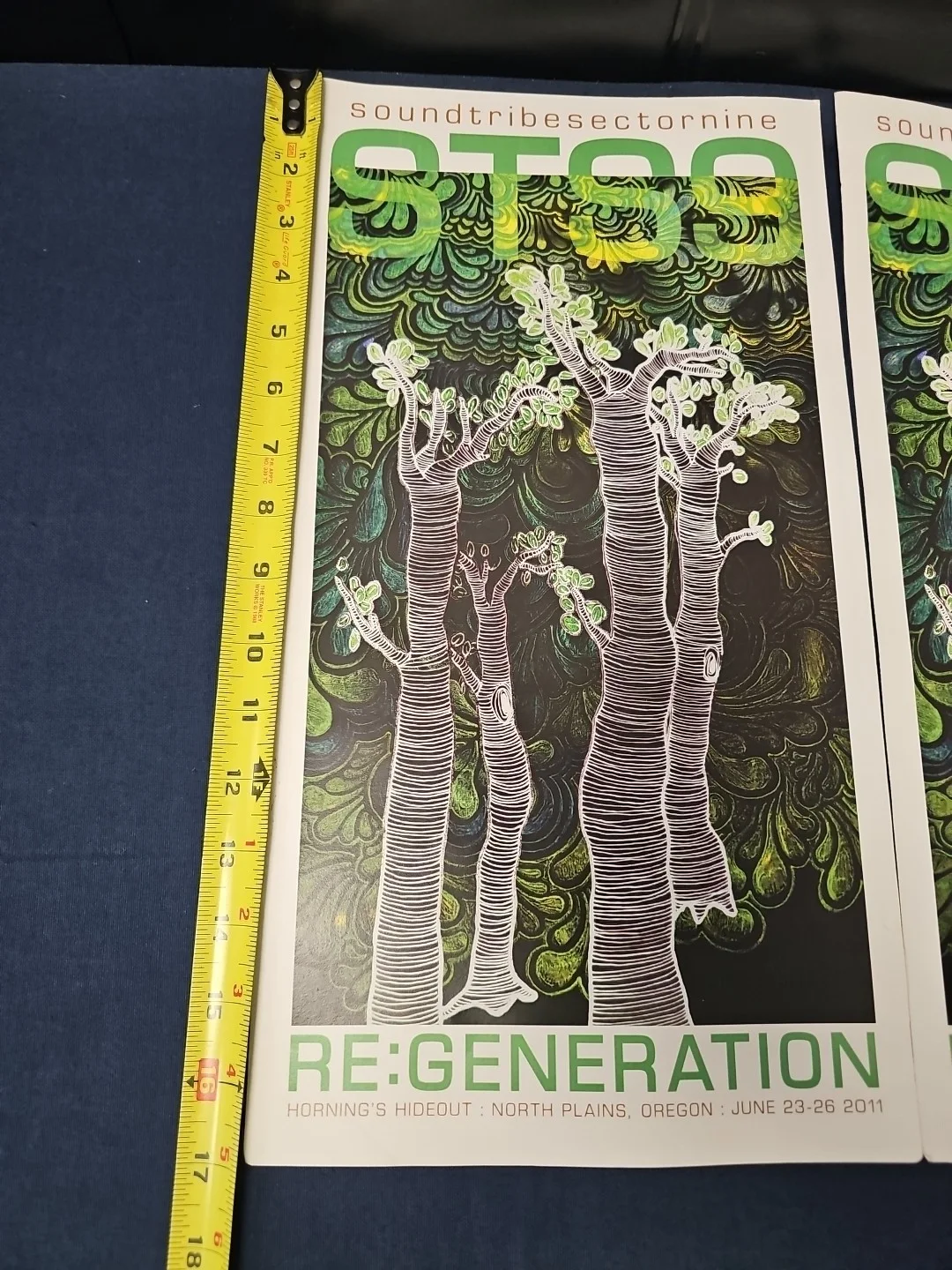 2 - STS9 RE:GENERATION Sound Tribe Sector 9 2011 POSTER SIGNED/ # 38 #40 OF 40🔥, image 2