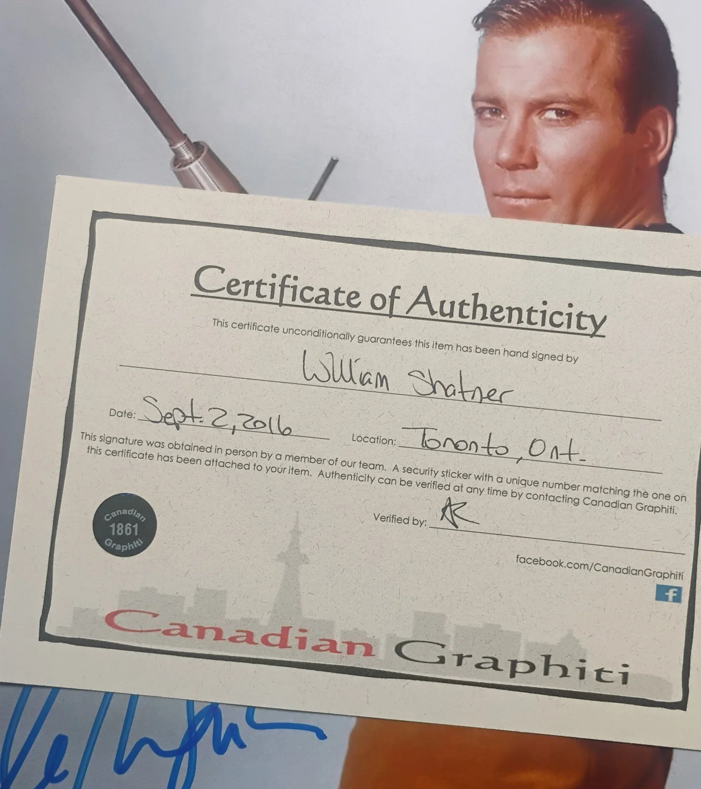 William Shatner Hand Signed 8x10 Photo COA Star Trek NO US TARIFFS, image 4