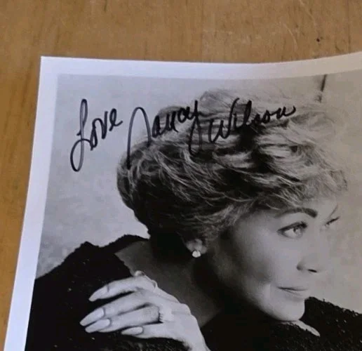 NANCY WILSON R&B Soul Singer Signed Autographed 8x10 1984 Press Photo COLUMBIA, изображение 2