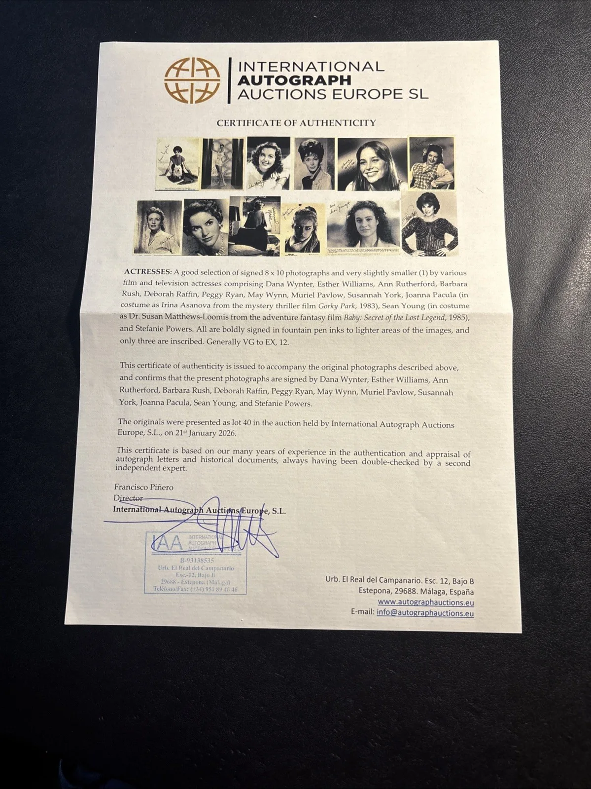 Sean Young — Sean Young Signed 8x10 Photo Blade Runner Rachael Autograph IAA COA, изображение 5