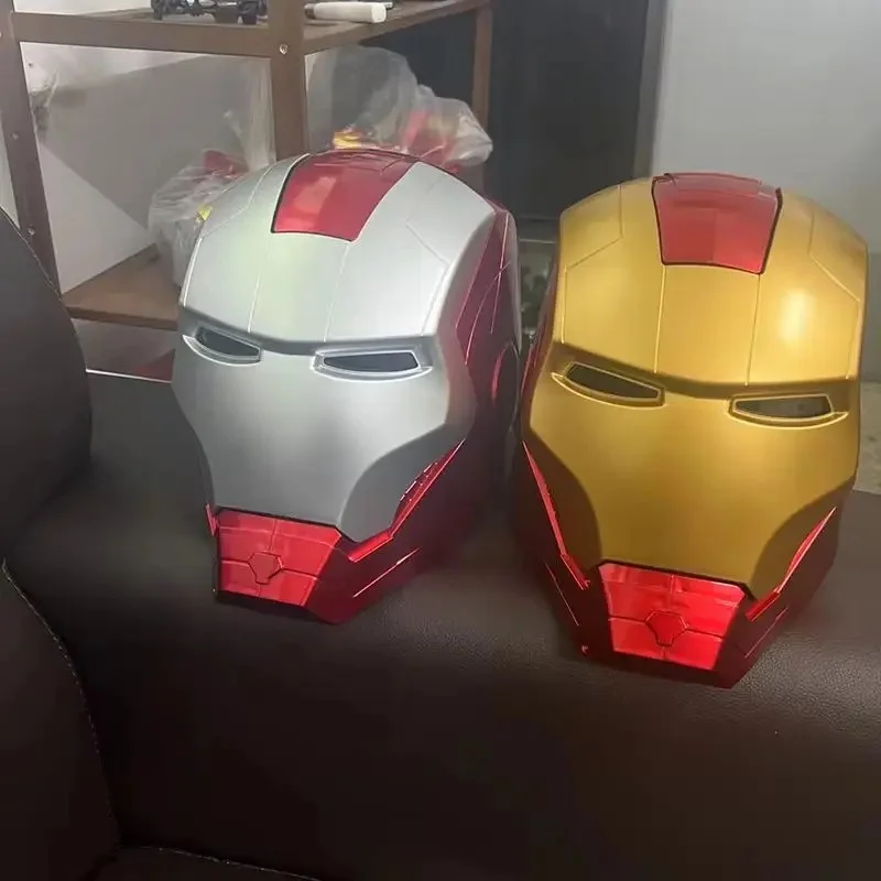 1:1 Iron Man Helmet Cosplay Mask, Adult & Kids Action Figure Toy, изображение 3