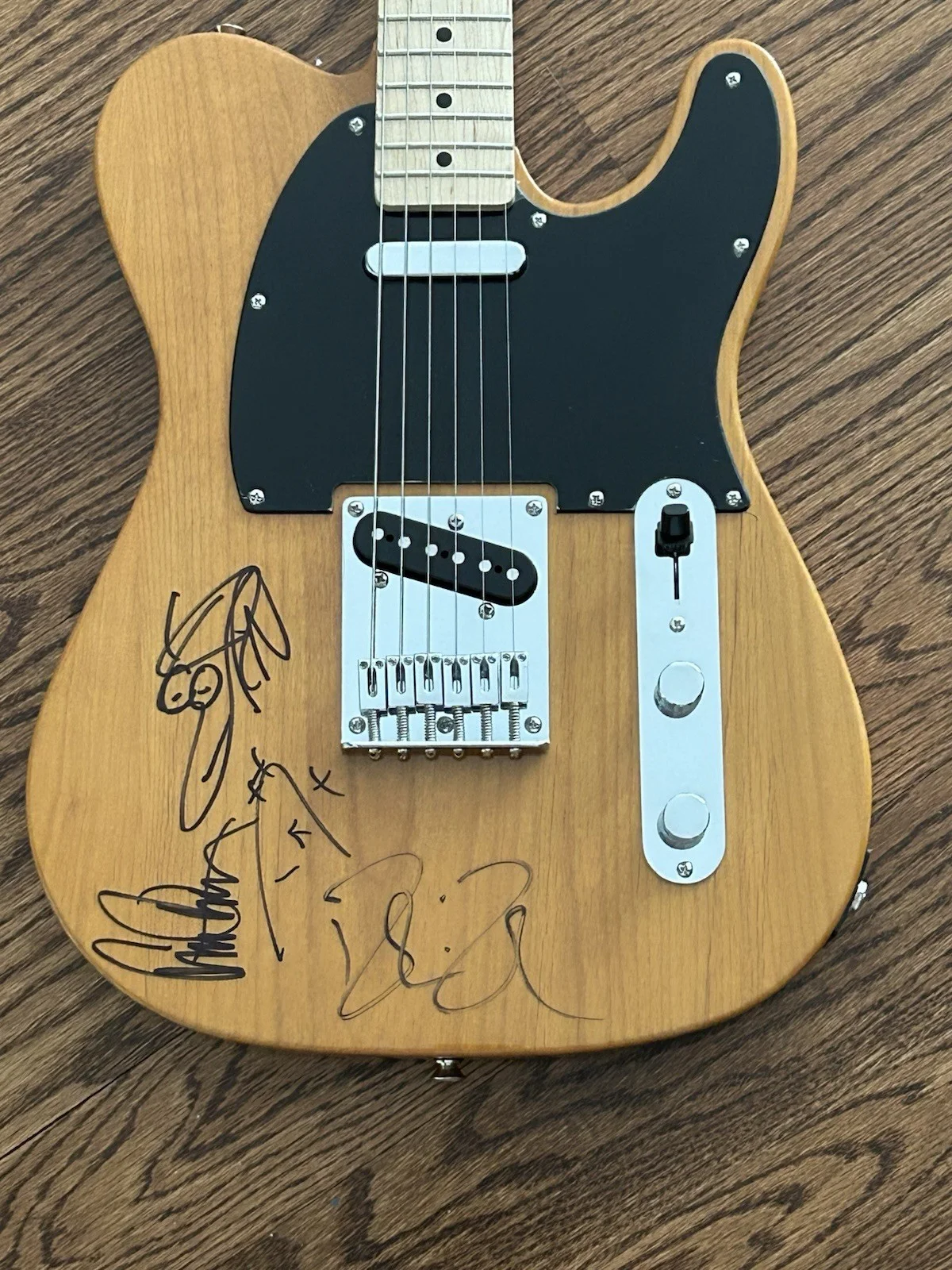 Cheap Trick Signed Guitar Autographed by Rick Nielsen, Robin Zander, Tom & Daxx, изображение 2