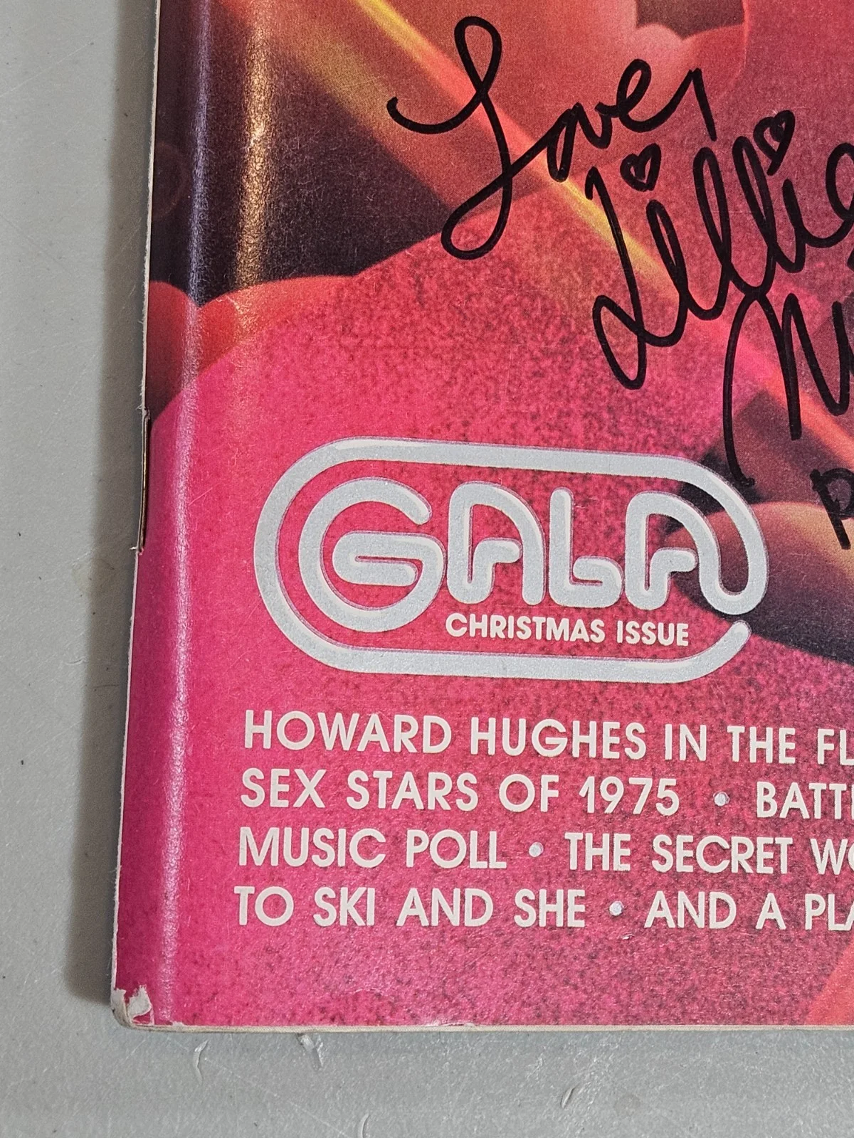 December 1975 LILLIAN MULLER PLAYBOY Full Mag Signed Auto In-Person, image 3