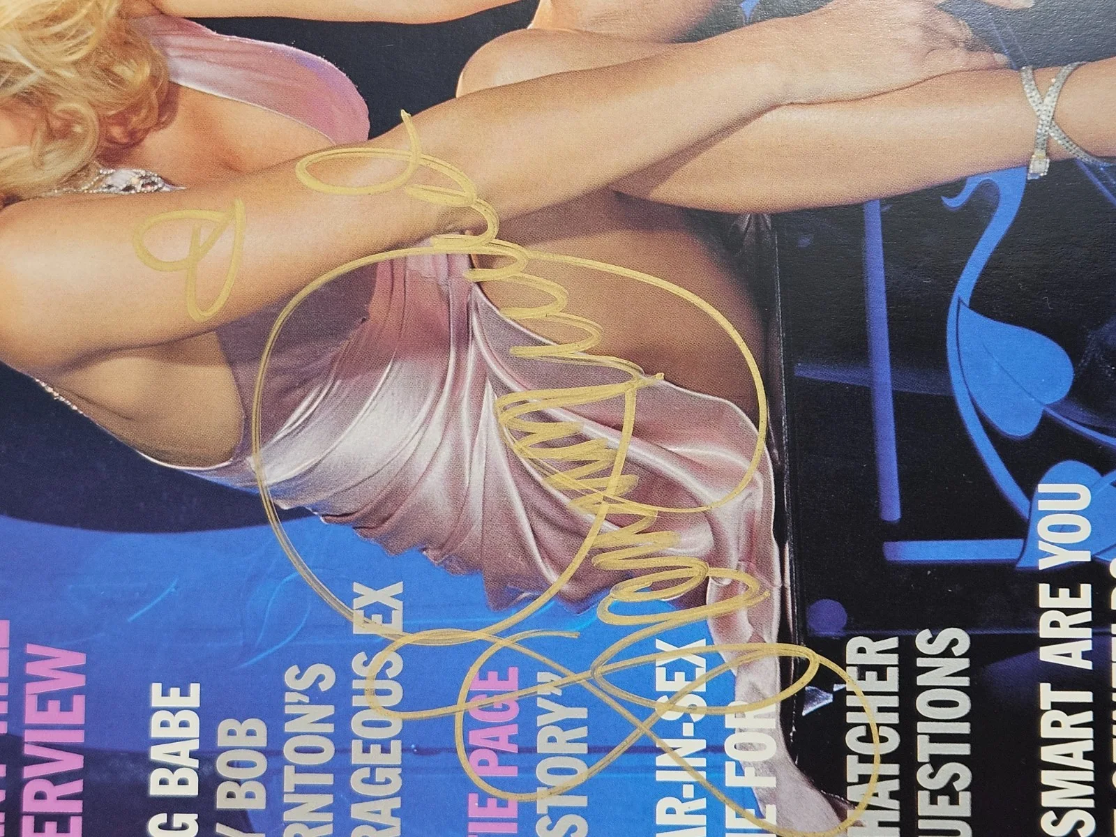 January 1998 SHANNON TWEED COA PLAYBOY Full Mag Signed Auto In-Person, изображение 4