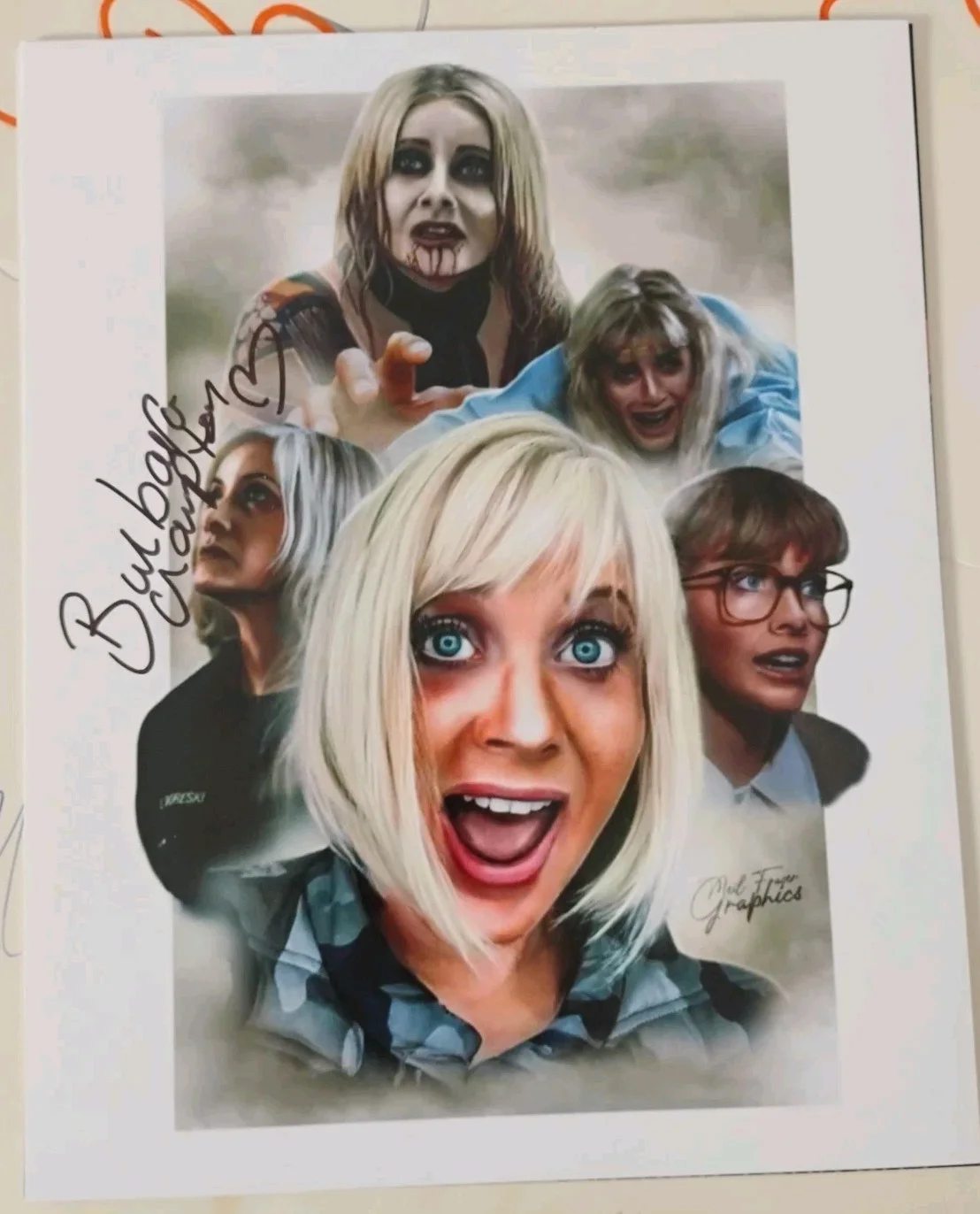 Barbara crampton — BARBARA CRAMPTON HORROR QUEEN ICON SIGNED AUTOGRAPHED 8X10 PHOTO PROOF PICS RARE