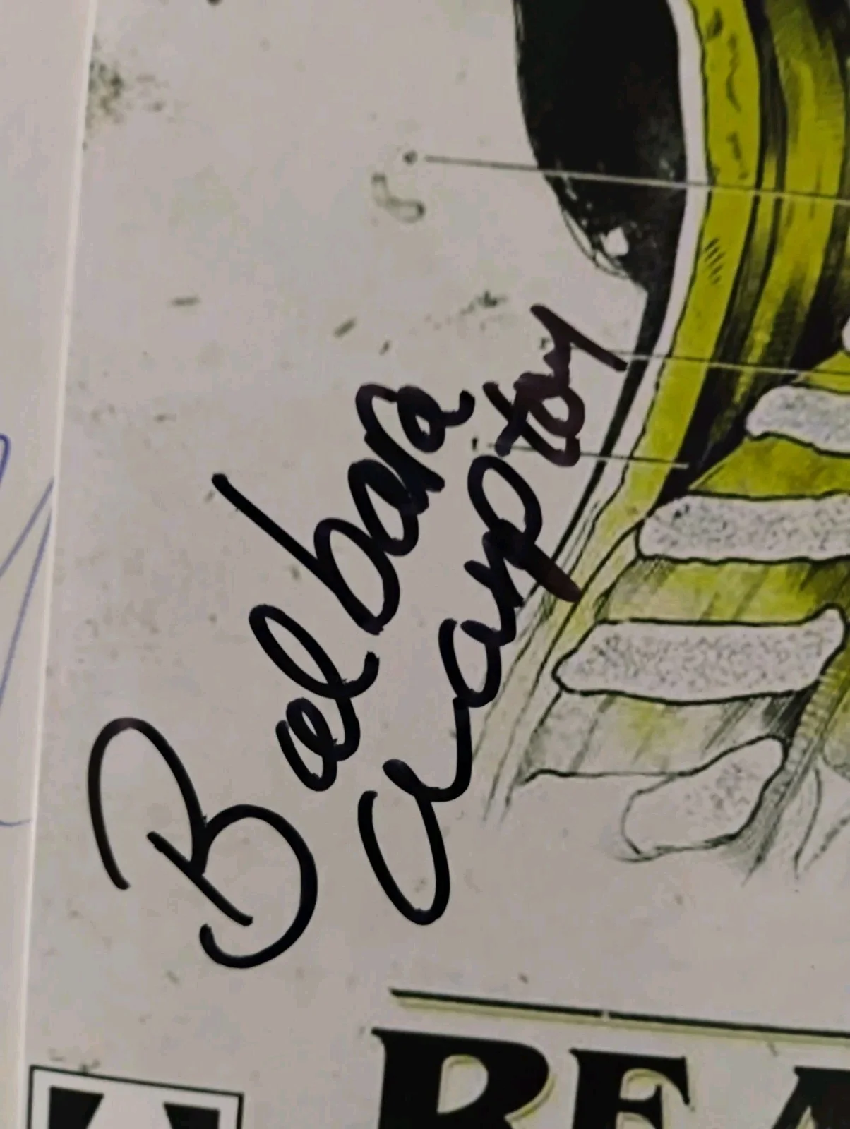 Barbara crampton — BARBARA CRAMPTON HORROR QUEEN ICON SIGNED RE - ANIMATOR 8X10 PHOTO PROOF PICS, изображение 2