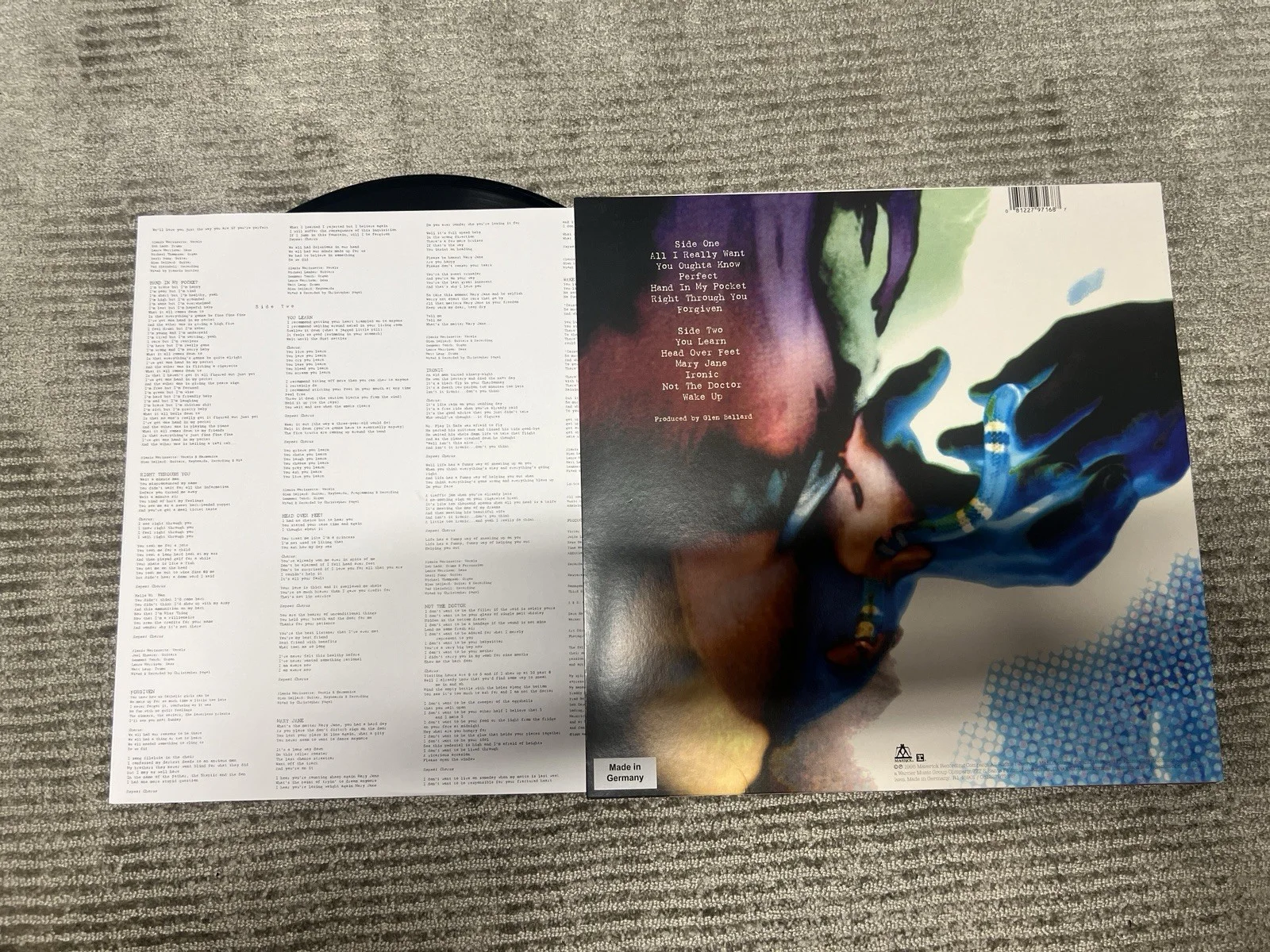 Alanis Morissette Jagged Little Pill Signed Vinyl, image 2