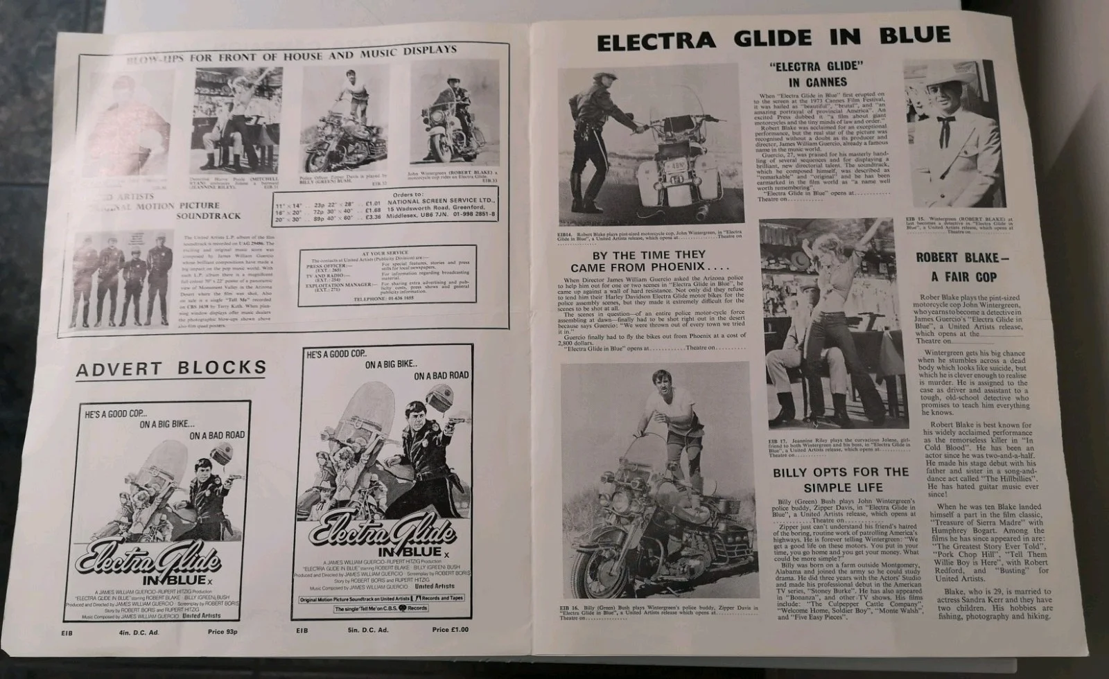 Vintage Electra Glide In Blue Exhibitors Campaign Book 1970's, изображение 5