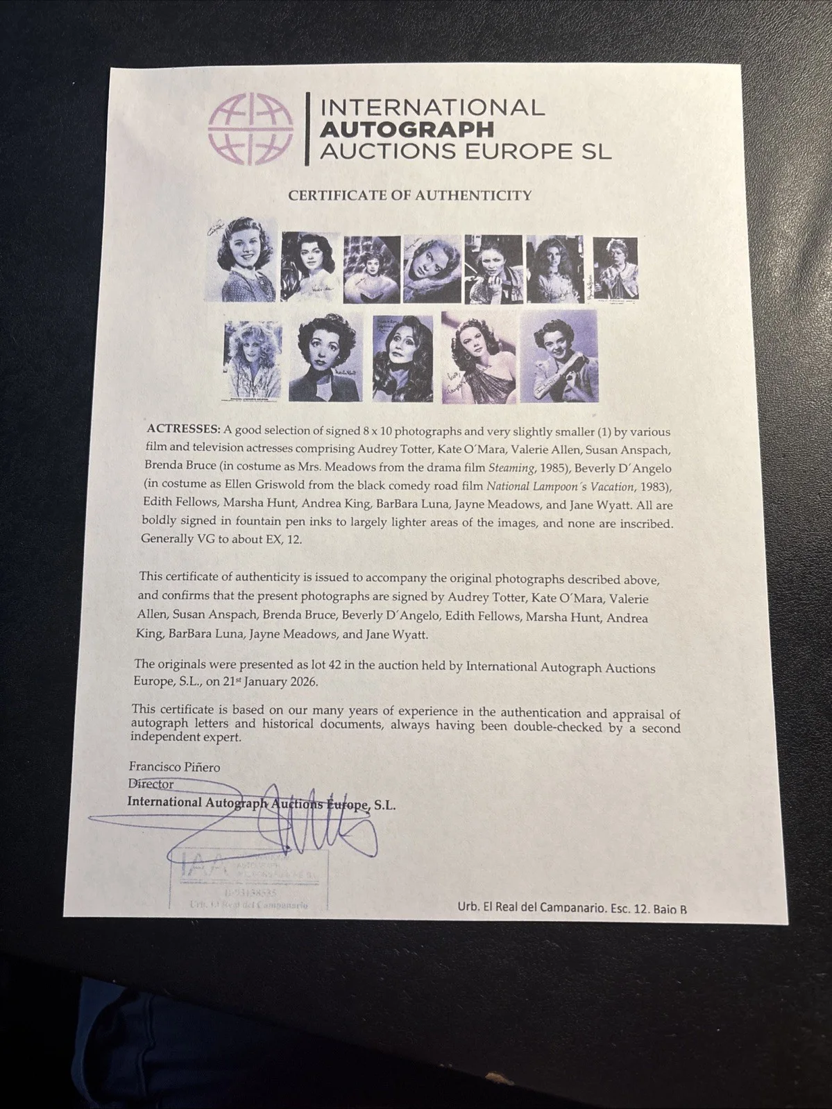 Marsha Hunt — Marsha Hunt Signed 8x10 Photo Autograph IAA COA Pride and Prejudice Actress, image 5