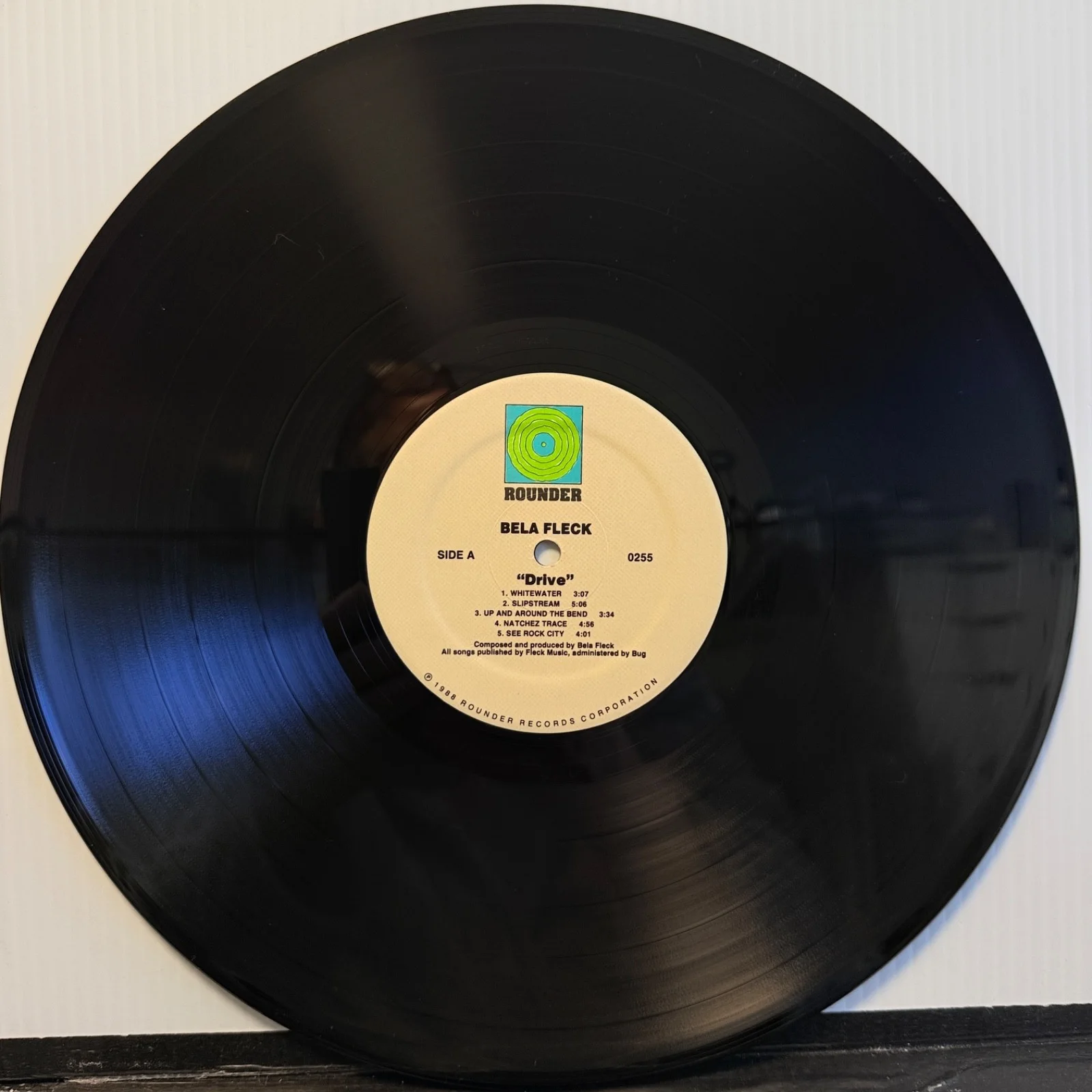 AUTOGRAPHED Bela Fleck - Drive | USA VINYL pressing | Rounder 0255 | 1978 issue, изображение 4