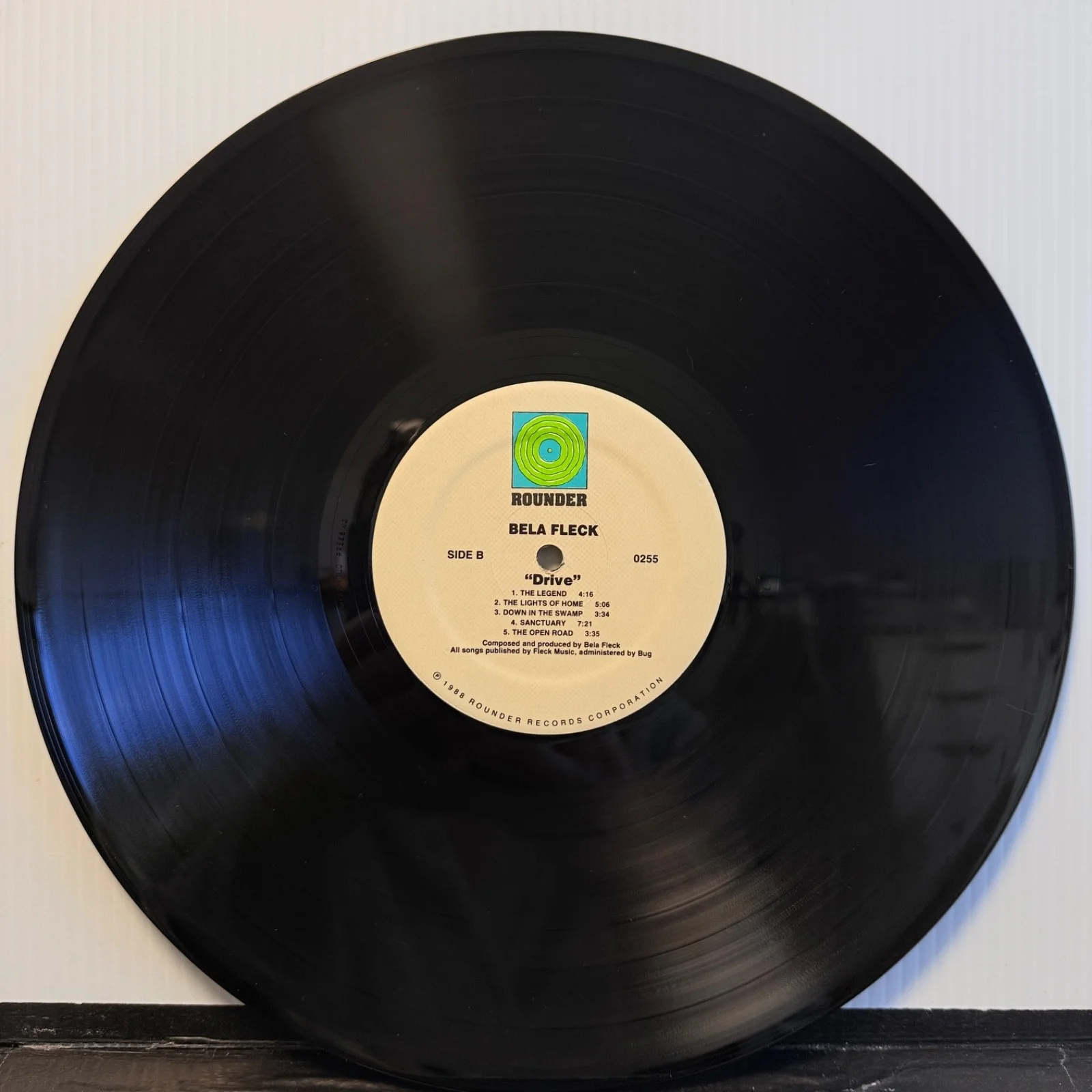 AUTOGRAPHED Bela Fleck - Drive | USA VINYL pressing | Rounder 0255 | 1978 issue, изображение 5