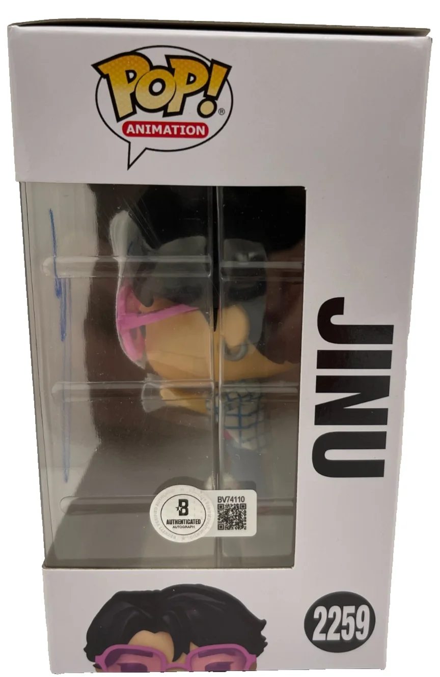 Ahn Hyo-seop — Ahn Hyo-Seop Signed Jinu Funko Inscription K Pop Demon Hunters Autograph Beckett, изображение 2