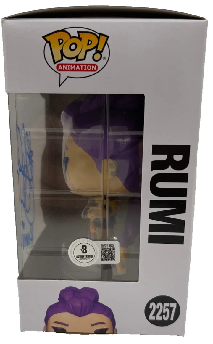 Arden Cho — Arden Cho Signed Rumi Funko Inscription K Pop Demon Hunters Autograph Beckett, изображение 2